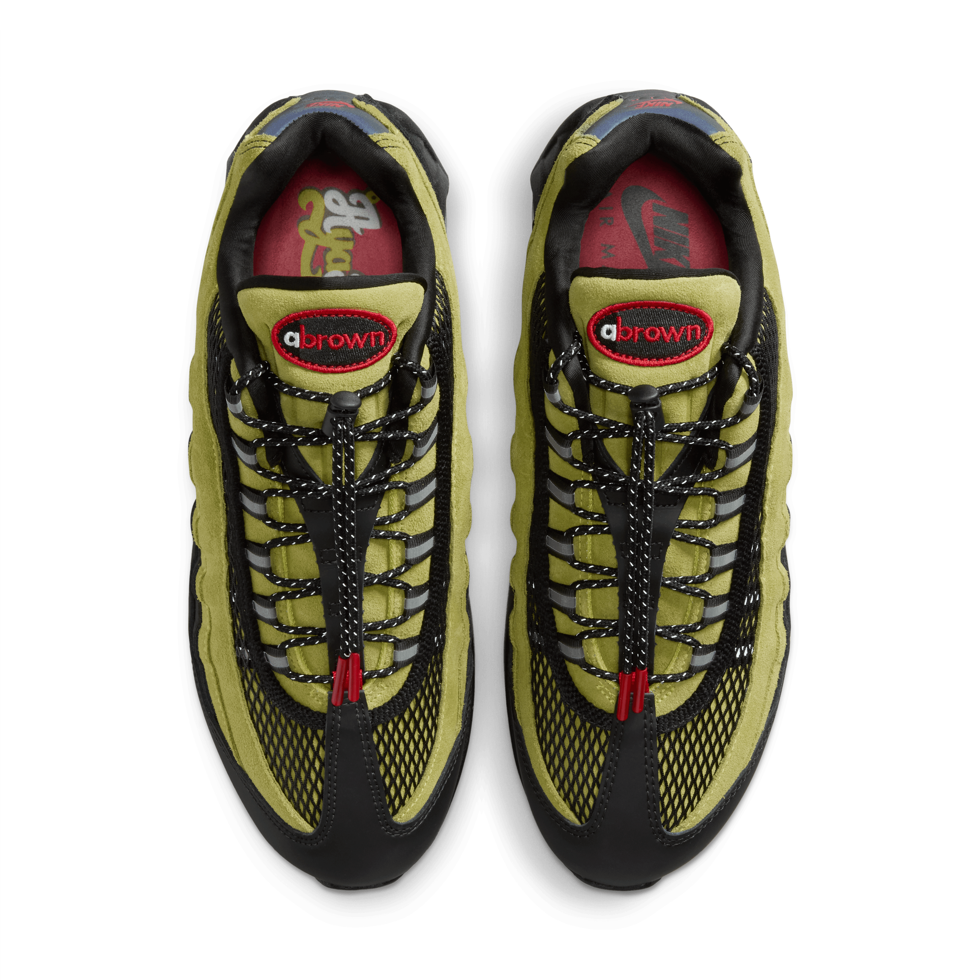 Nike Air Max 95 Big Bubble Aya Brown Atomic Green Angle 3