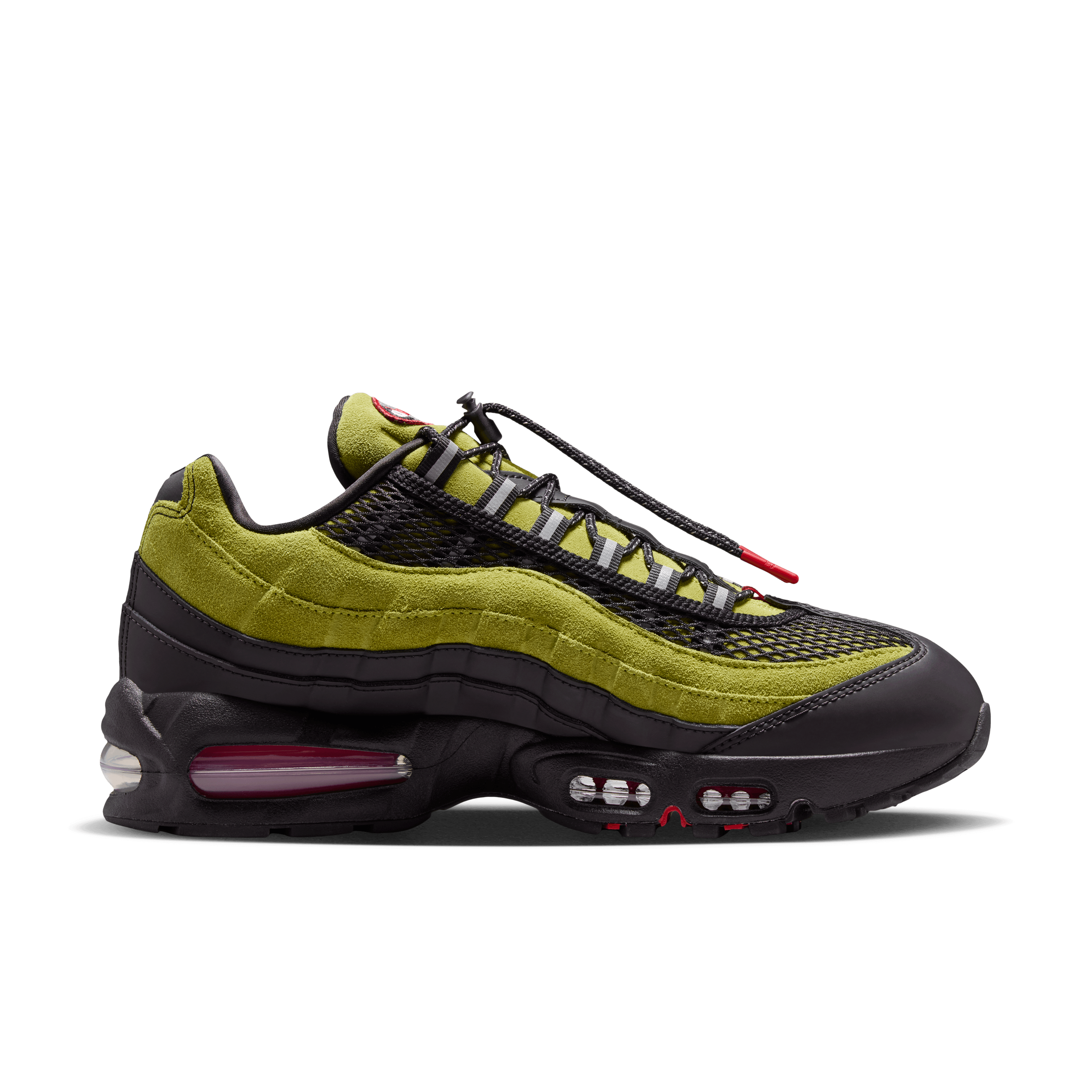 Nike Air Max 95 Big Bubble Aya Brown Atomic Green Angle 2