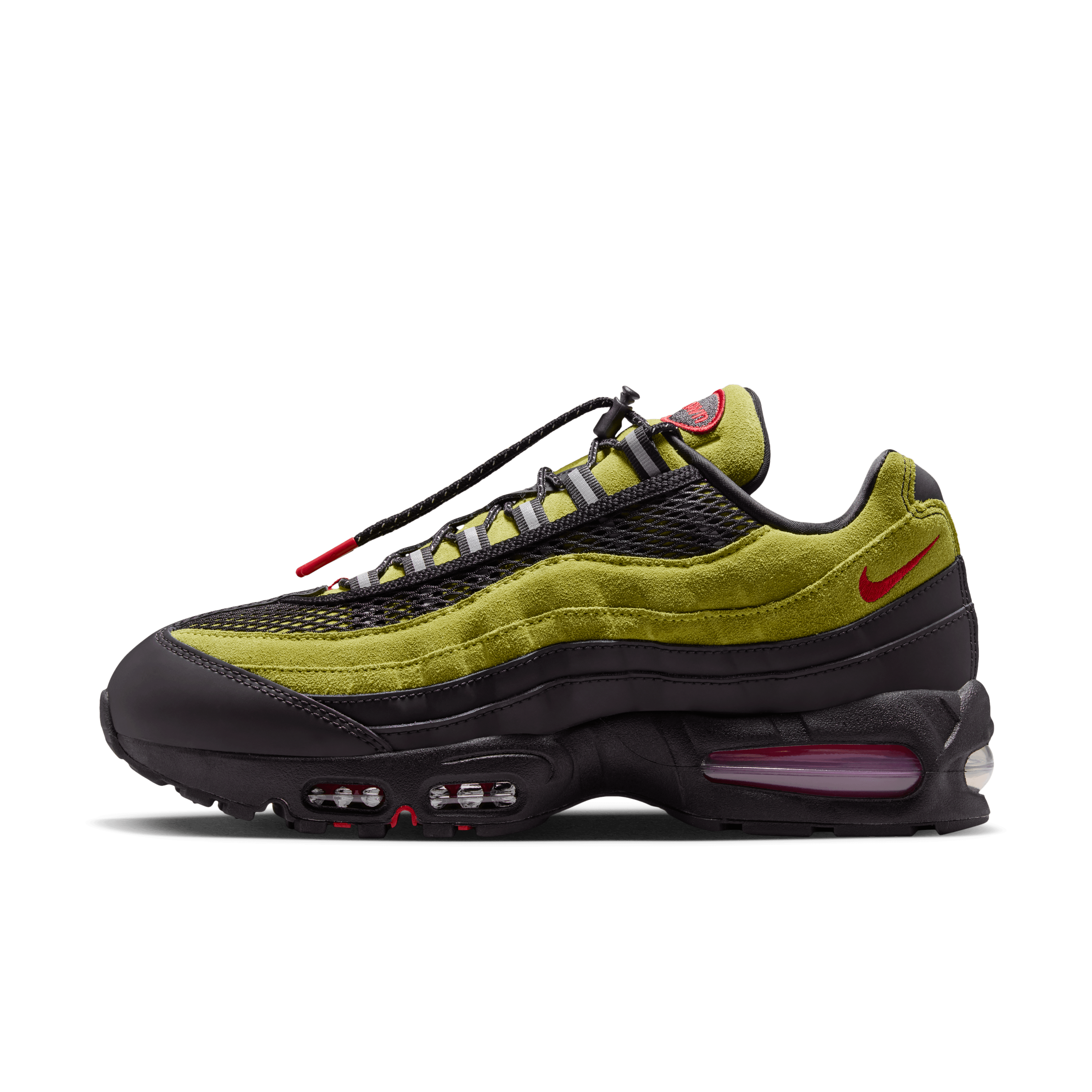 Nike Air Max 95 Big Bubble Aya Brown Atomic Green Angle 0