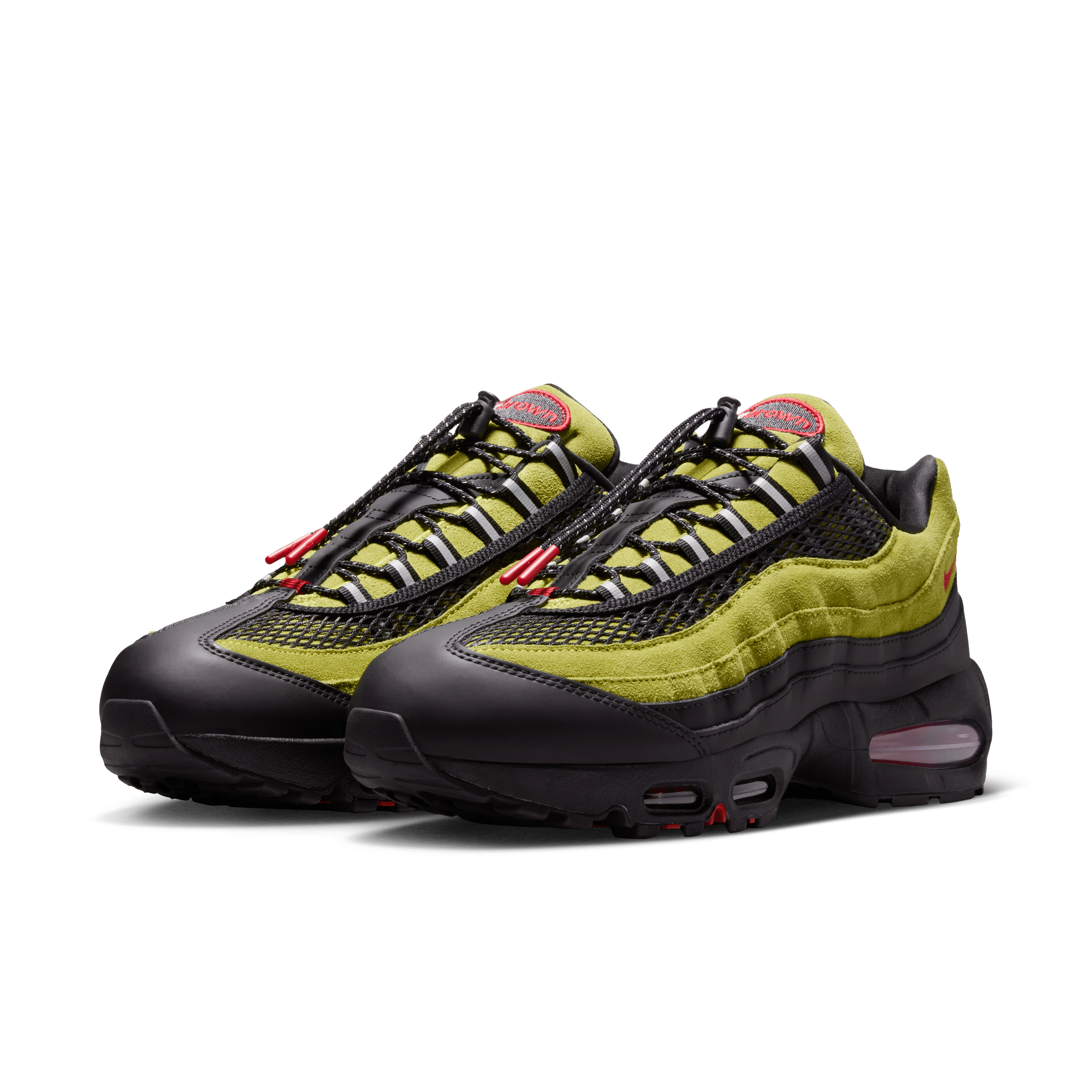 Nike Air Max 95 Big Bubble Aya Brown Atomic Green Angle 4