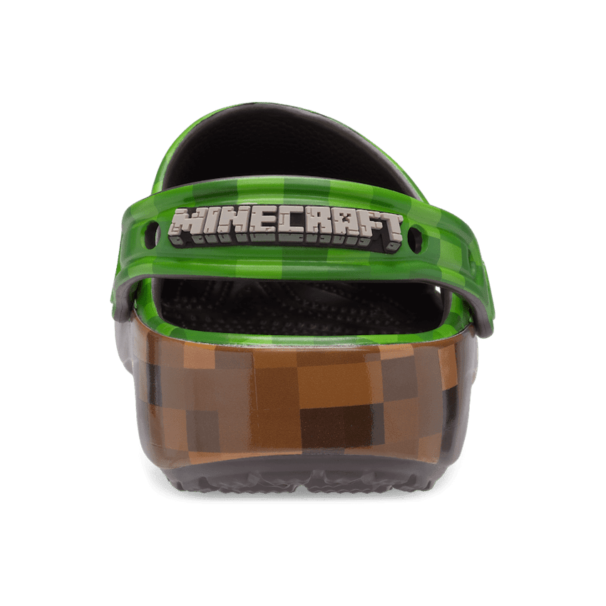 Crocs Classic Clog Minecraft Grass Block (GS) Angle 4