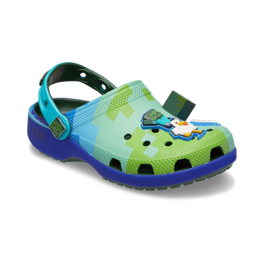 Crocs Classic Clog Minecraft Chicken Jockey (GS) Angle 3