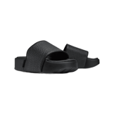 adidas Y-3 Slides Tumbled Leather Black Angle 2
