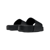 adidas Y-3 Slides Tumbled Leather Black Angle 3