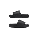 adidas Y-3 Slides Tumbled Leather Black Angle 5