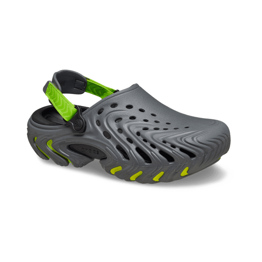 Crocs Echo II Clog Green Burst Angle 3