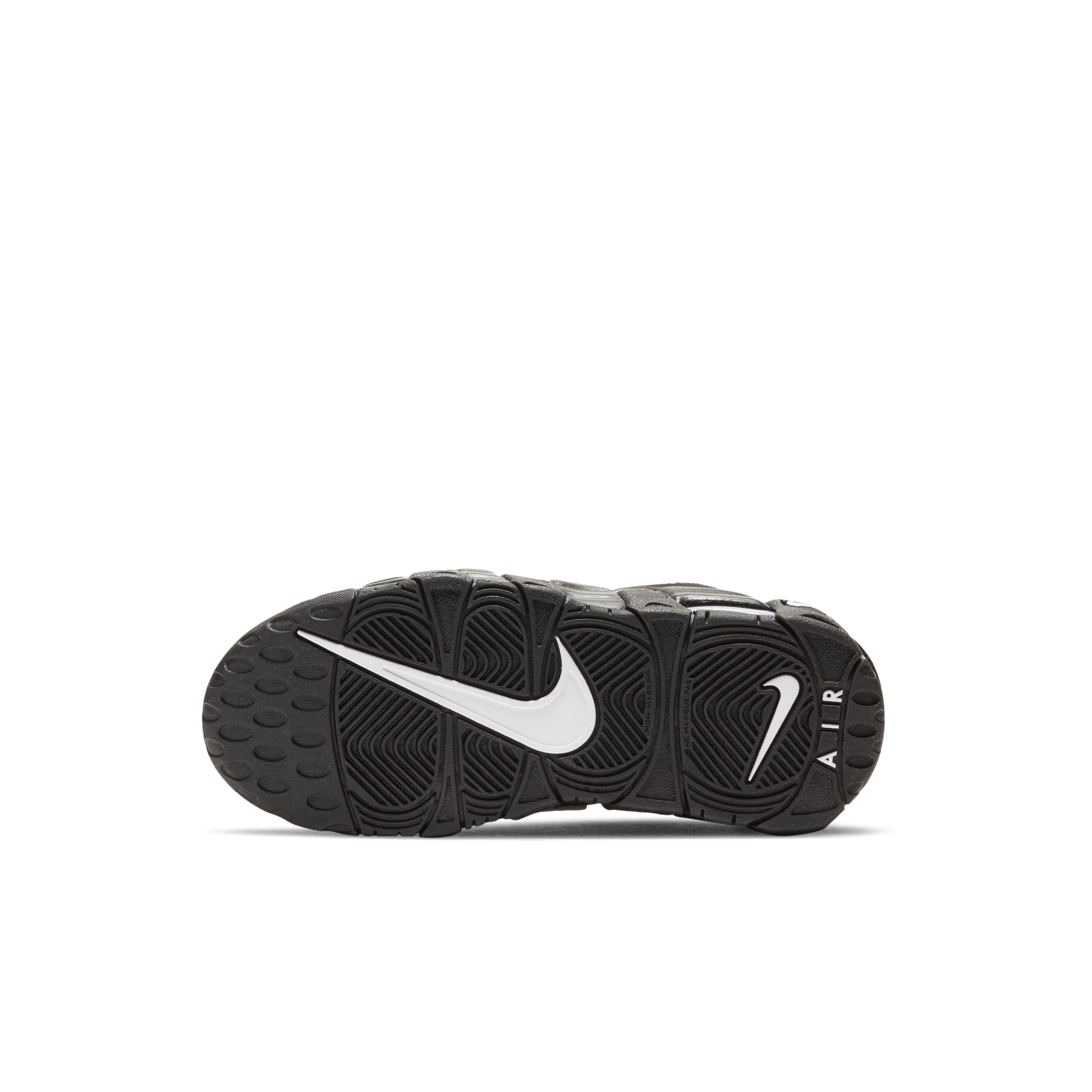Nike Air More Uptempo Black White (PS) Angle 1