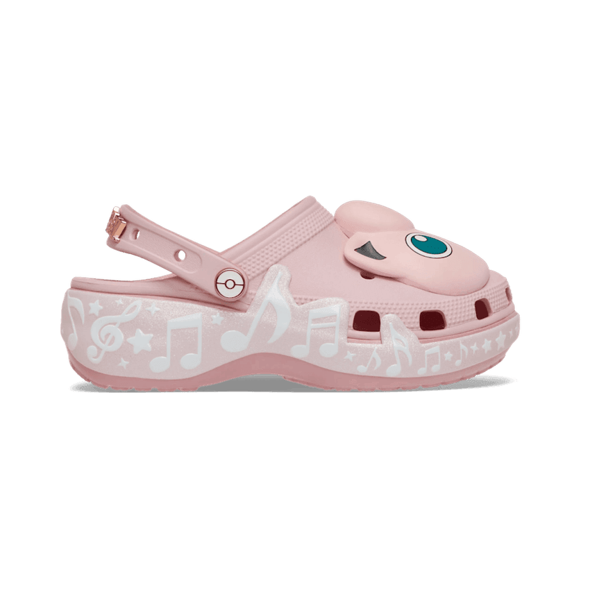 Crocs Classic Platform Clog Pokémon Jigglypuff Angle 1
