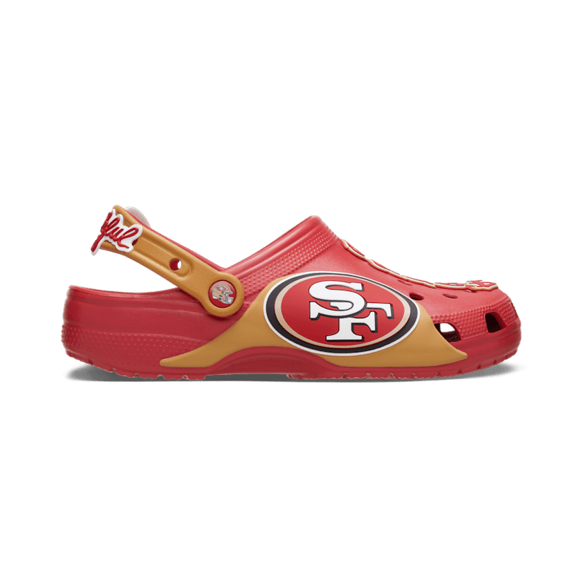 Crocs Classic Clog NFL San Francisco 49ers (2026) Angle 1