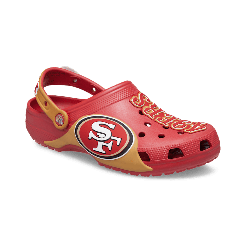 Crocs Classic Clog NFL San Francisco 49ers (2026) Angle 3