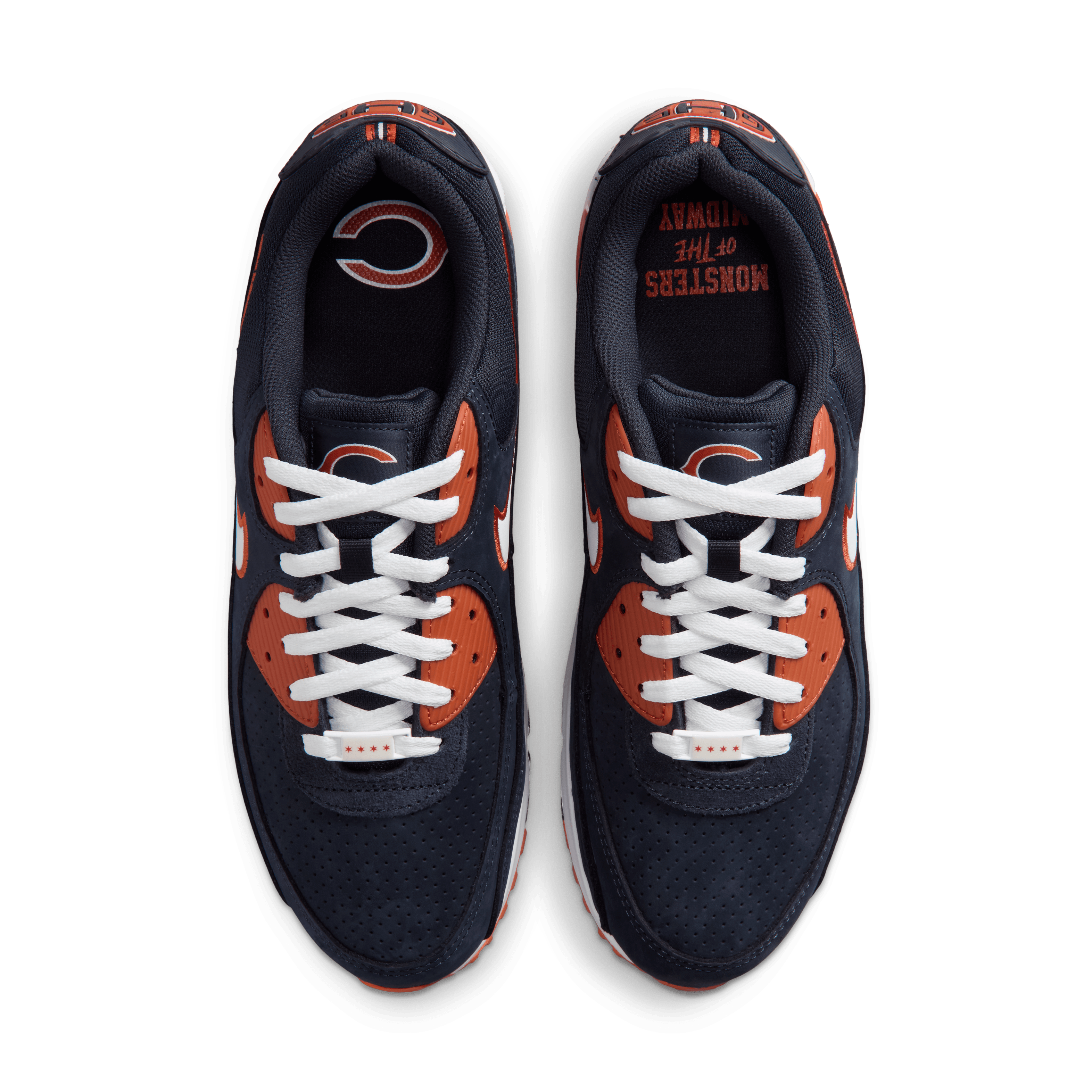 Nike Air Max 90 NFL Chicago Bears Angle 3