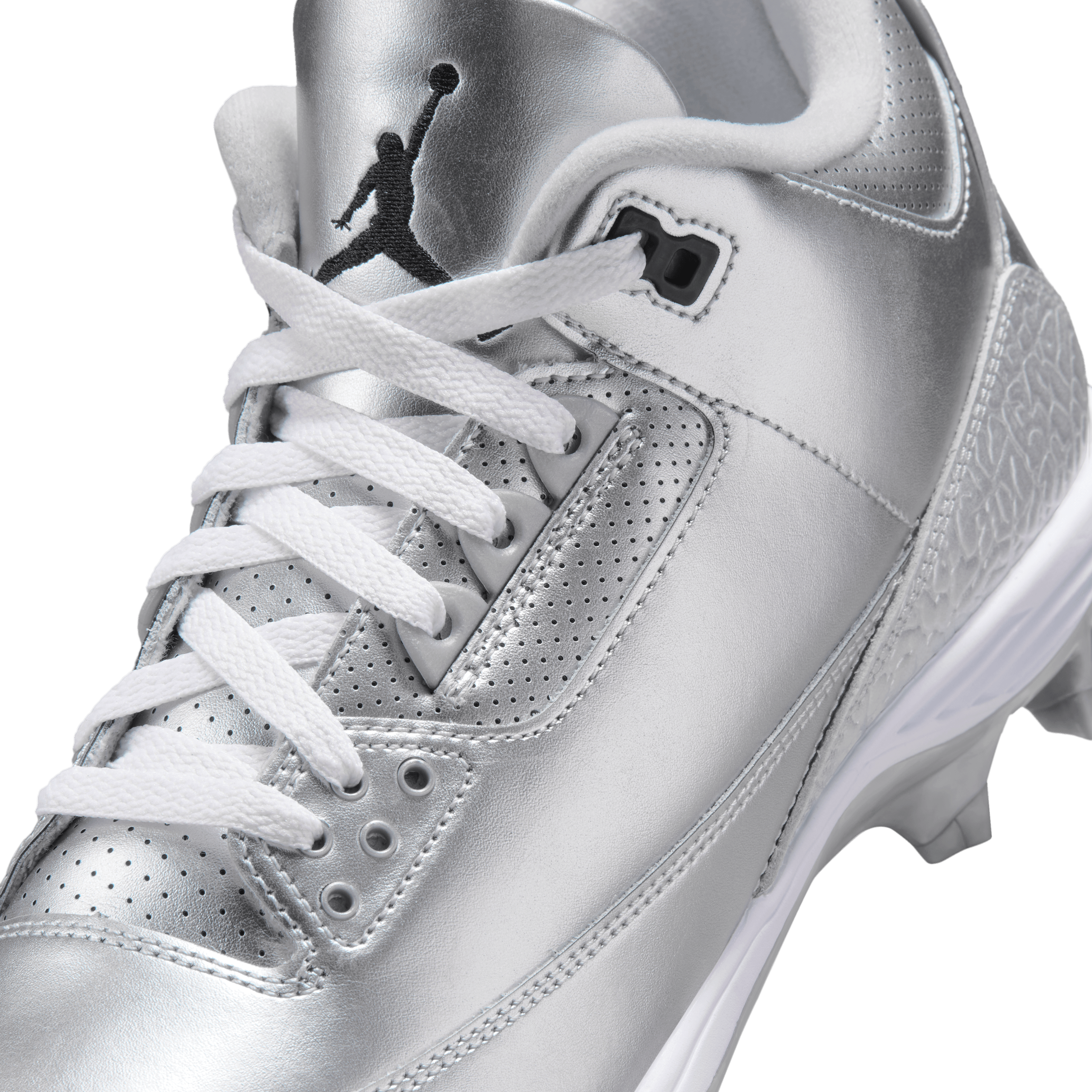Air Jordan 3 Mid TD Metallic Silver Angle 7