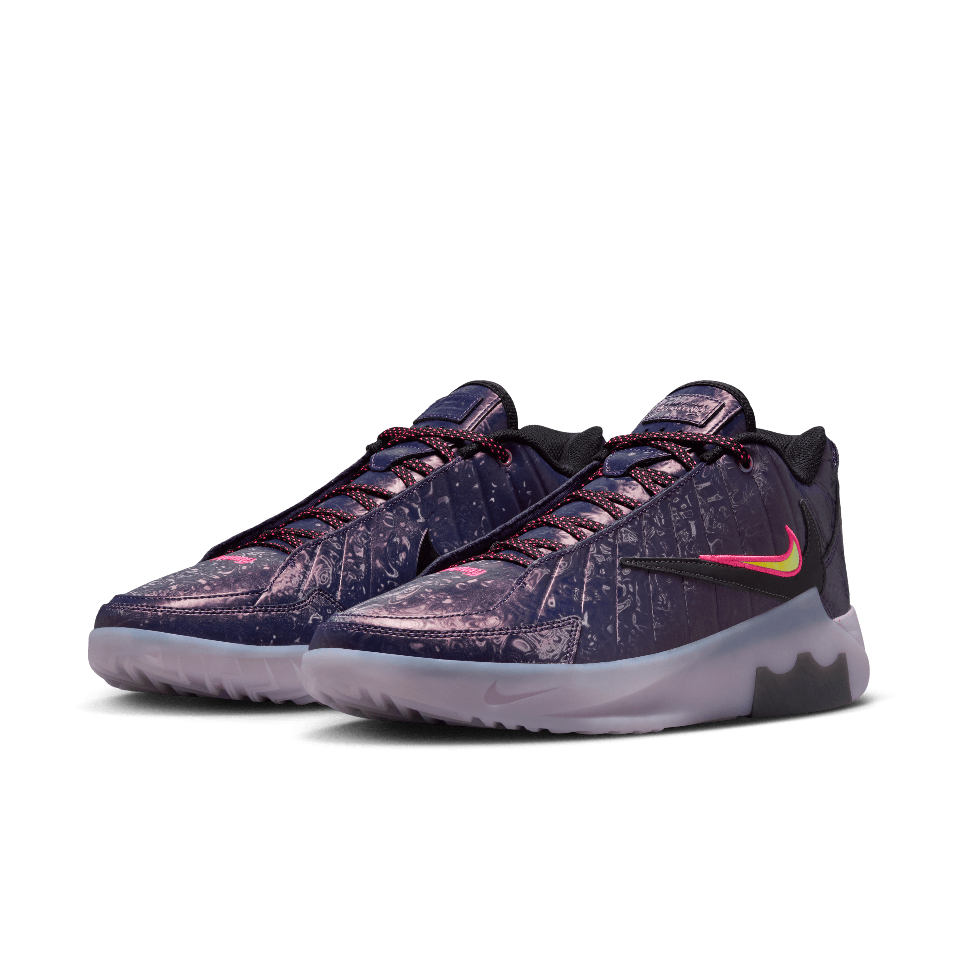 Nike LeBron Witness 9 Midnight Navy Bronny PE Angle 4