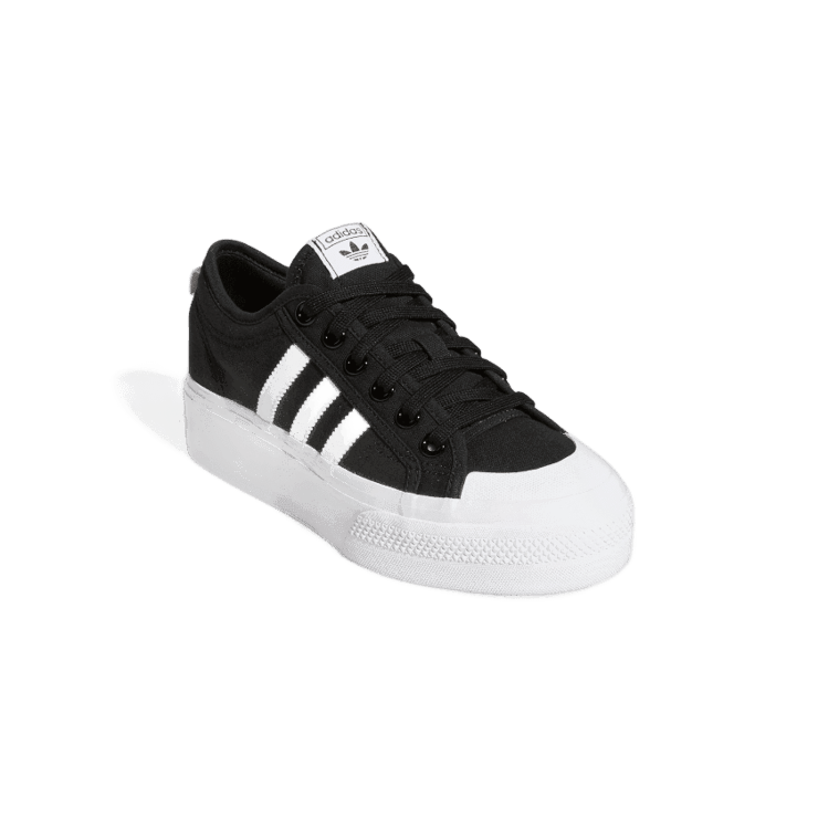 adidas Nizza Platform Black (W) Angle 2