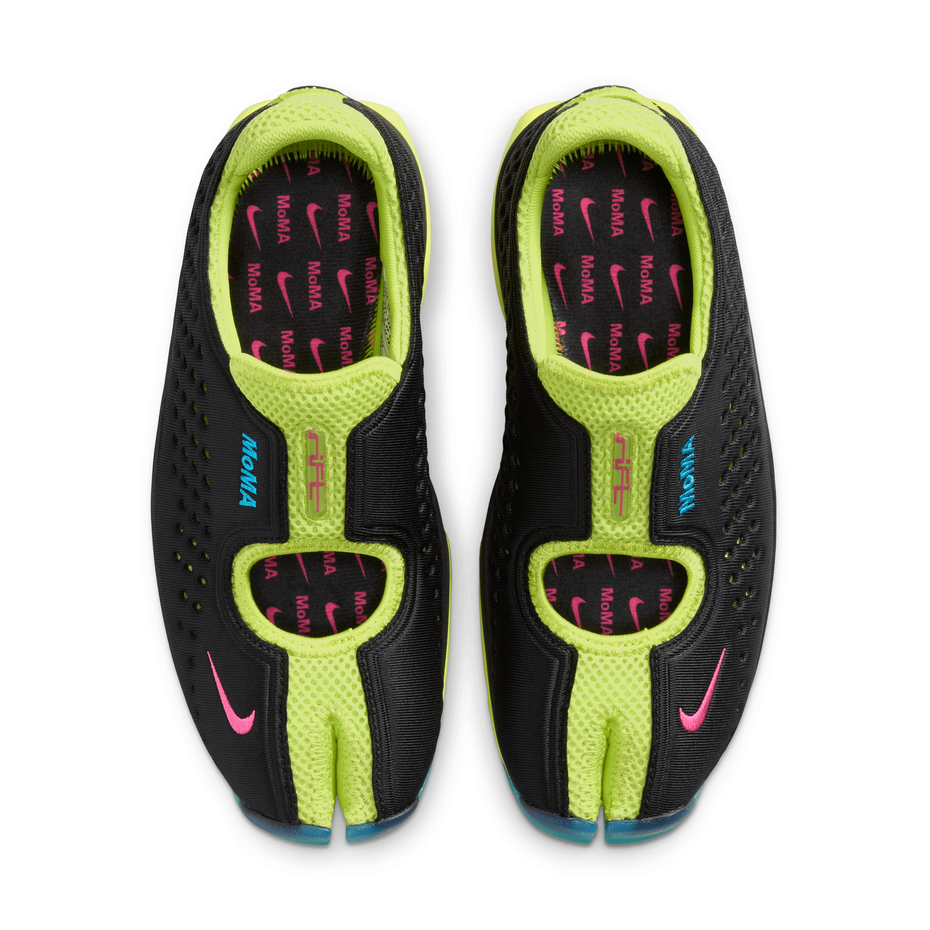 Nike Air Rift 2 MoMA Black Light Fuchsia Angle 3