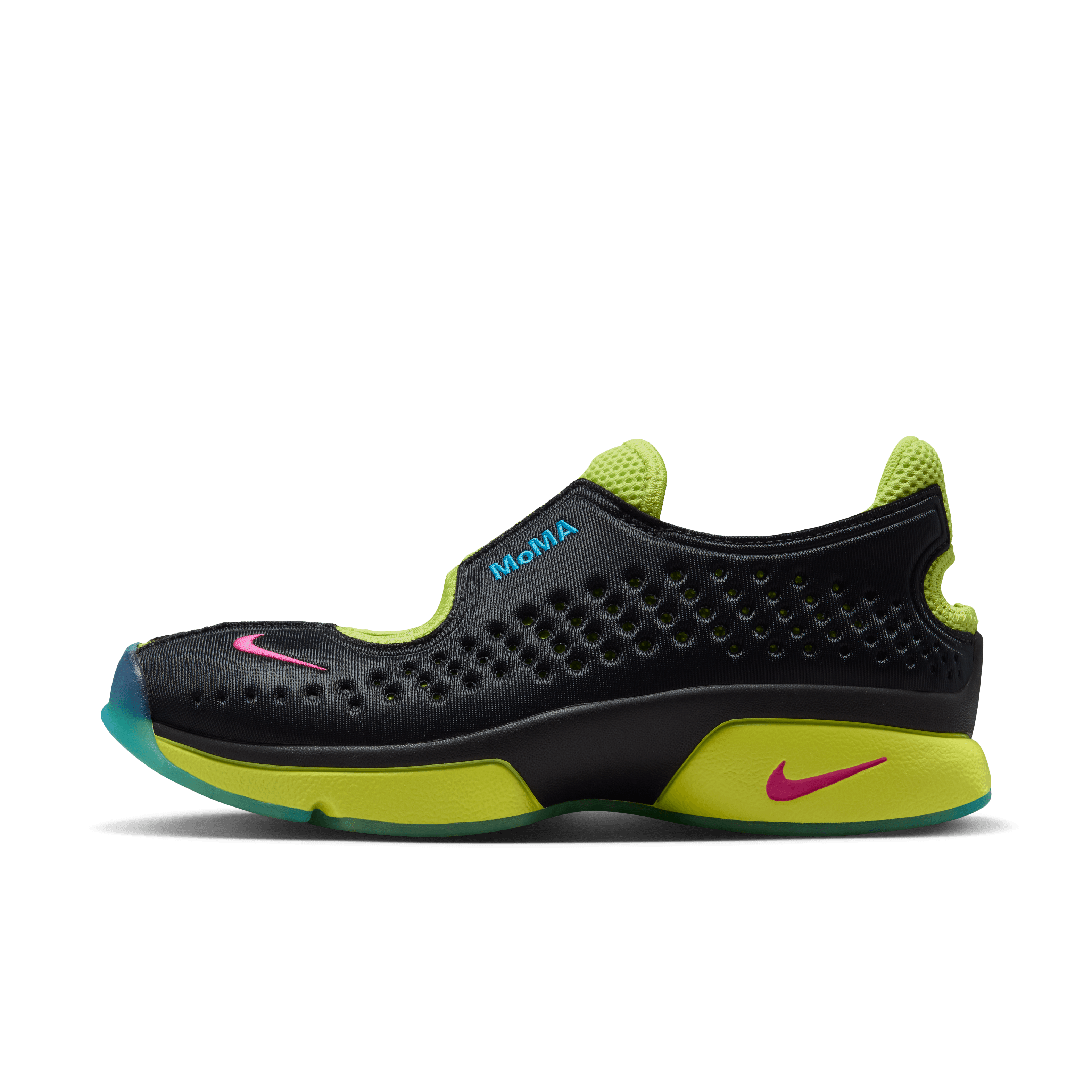 Nike Air Rift 2 MoMA Black Light Fuchsia Angle 0