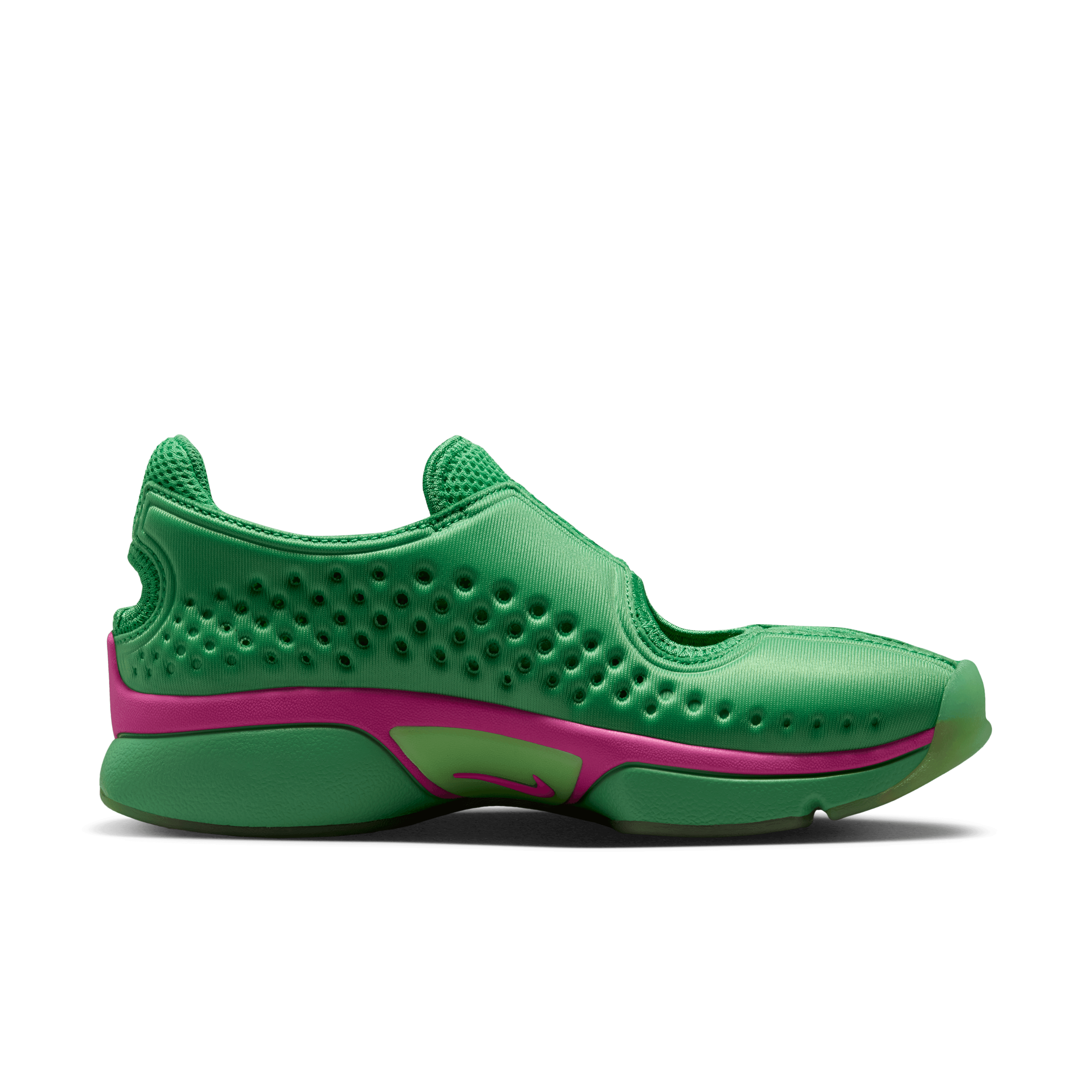 Nike Air Rift 2 MoMA Hyper Verde Light Fuchsia Angle 2