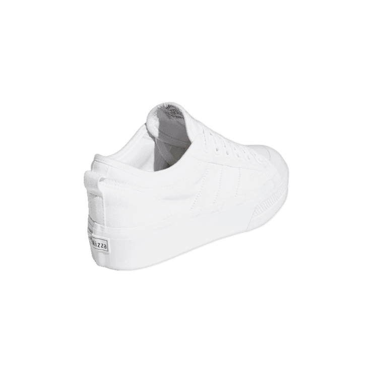 adidas Nizza Platform Triple White (W) Angle 3