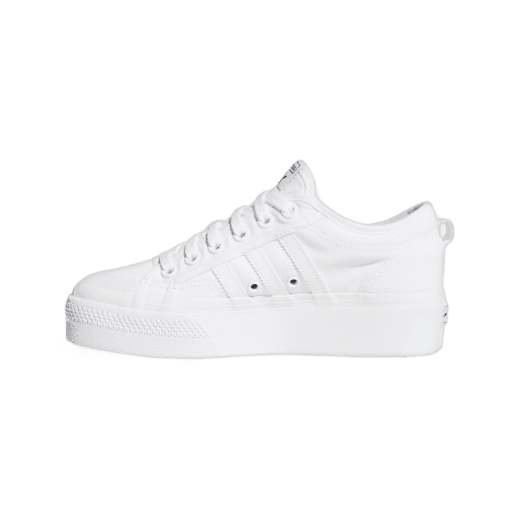 adidas Nizza Platform Triple White (W) Angle 4