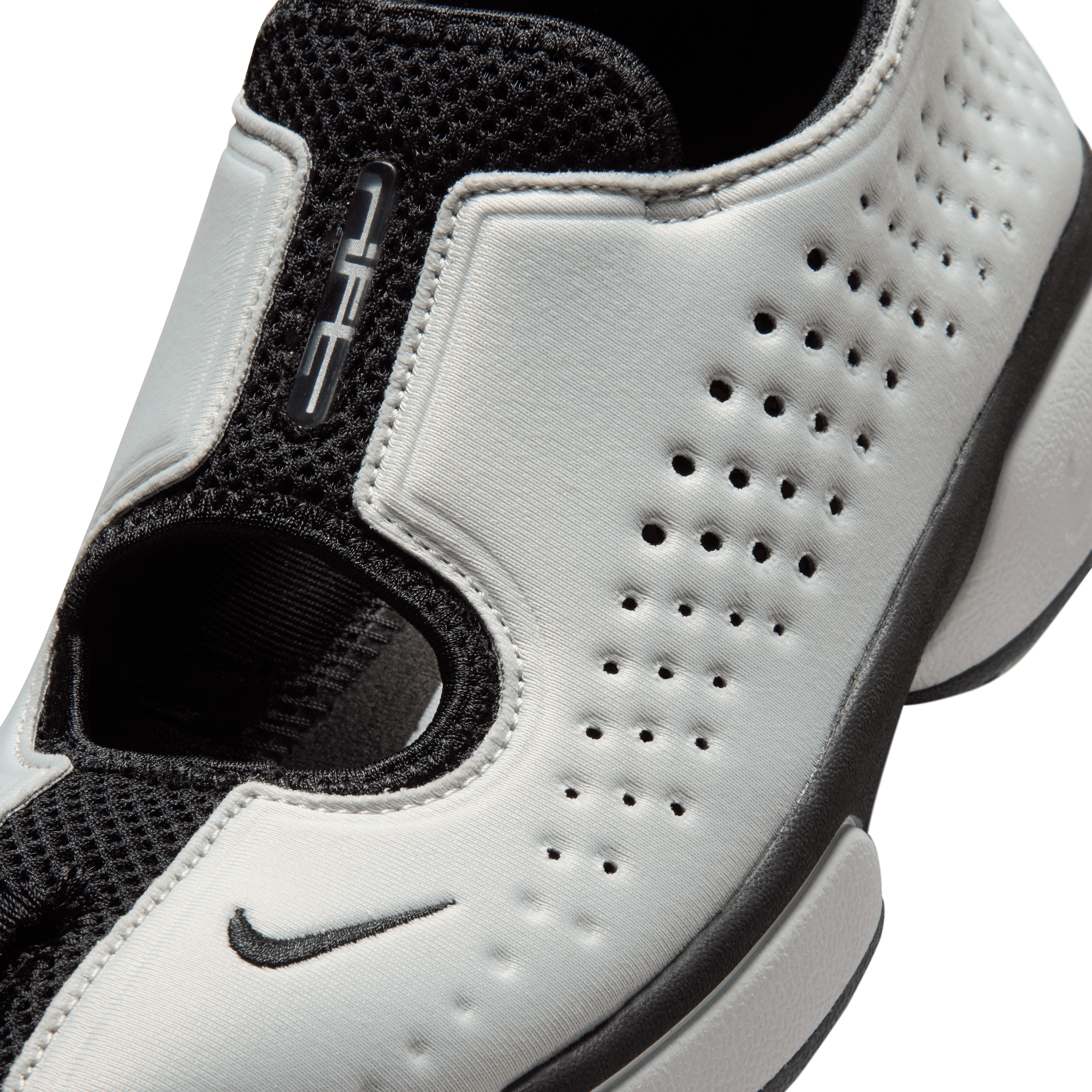 Nike Air Rift 2 Black Metallic Silver (W) Angle 6