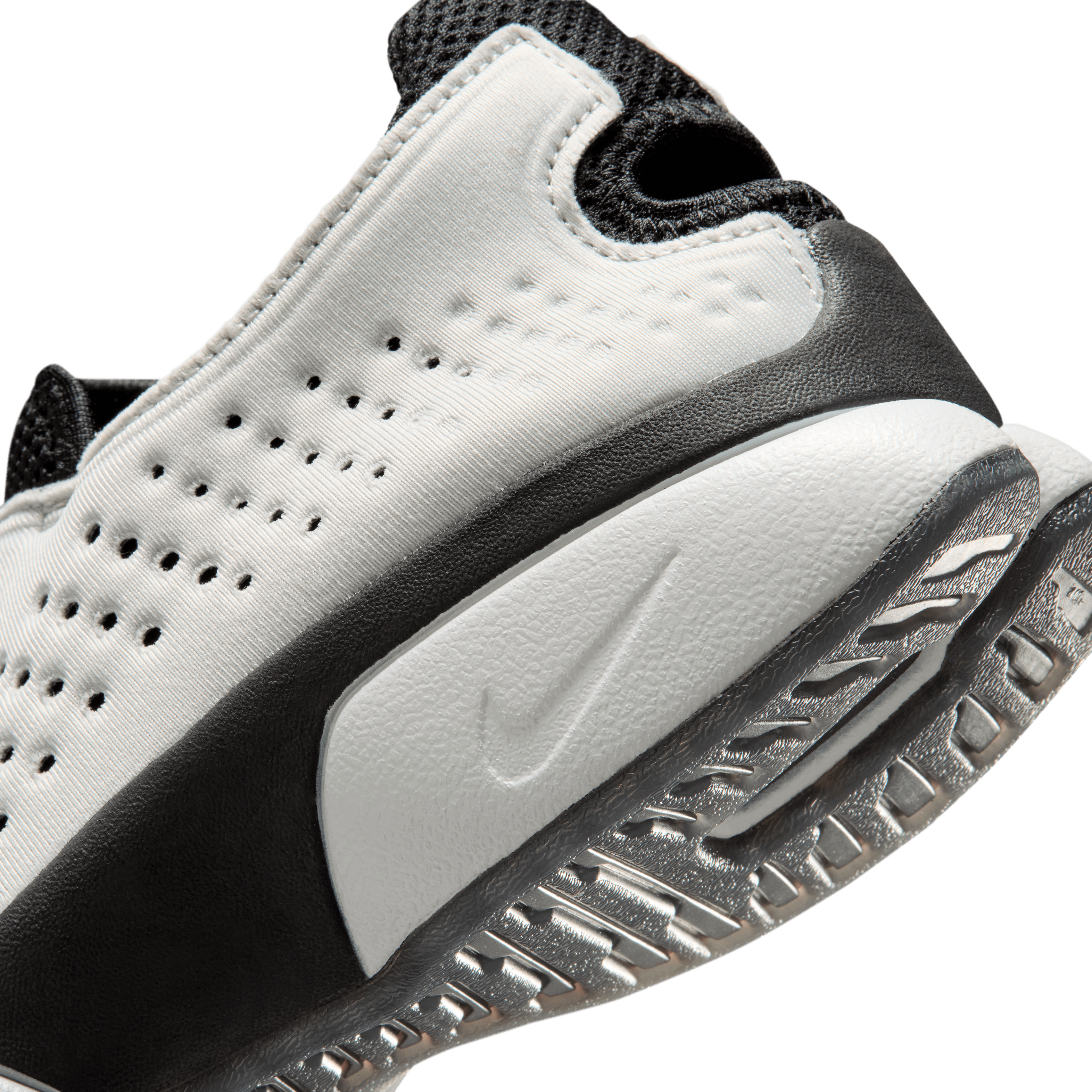 Nike Air Rift 2 Black Metallic Silver (W) Angle 7