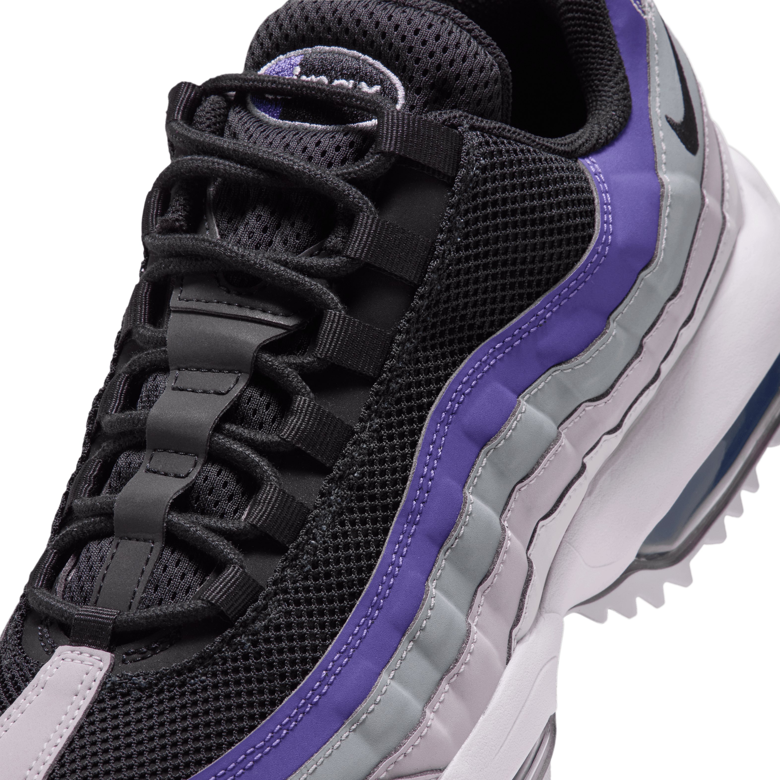 Nike Air Max 95 Golf Vast Grey Silver Lilac Angle 6