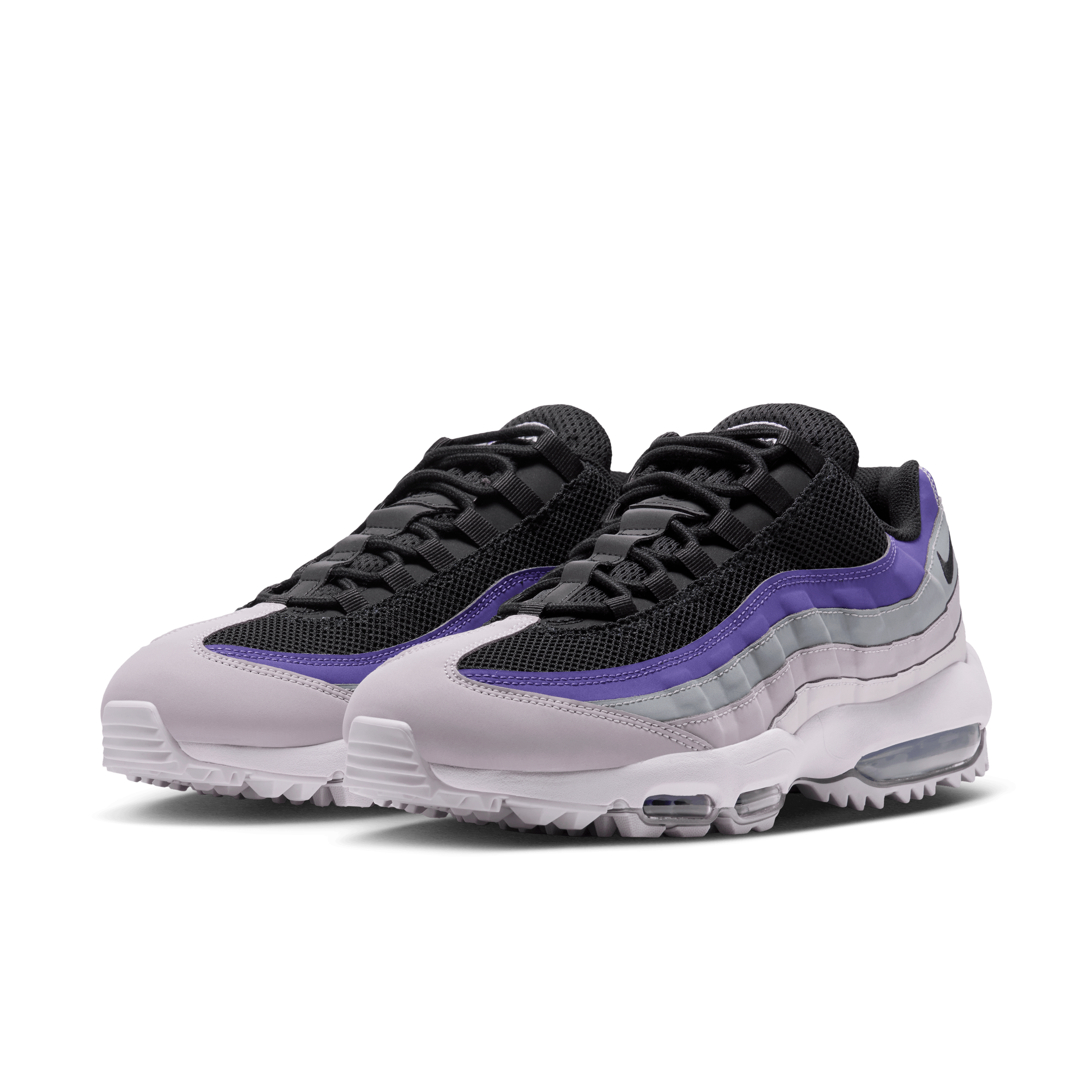Nike Air Max 95 Golf Vast Grey Silver Lilac Angle 4