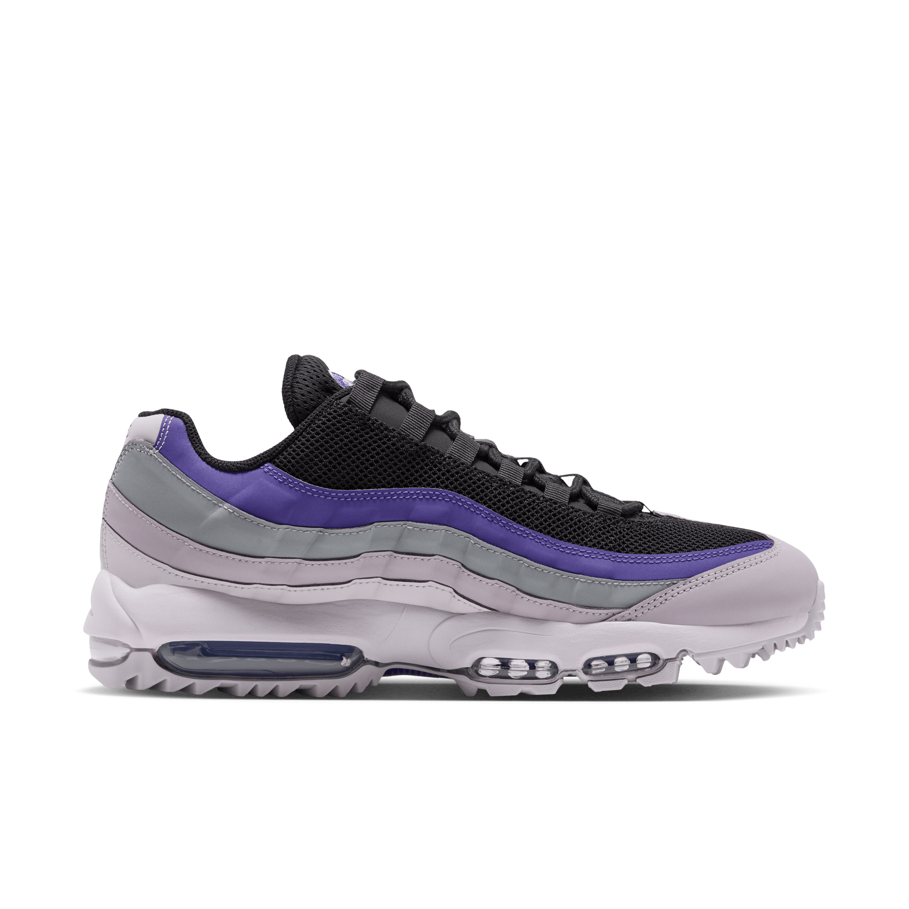 Nike Air Max 95 Golf Vast Grey Silver Lilac Angle 2