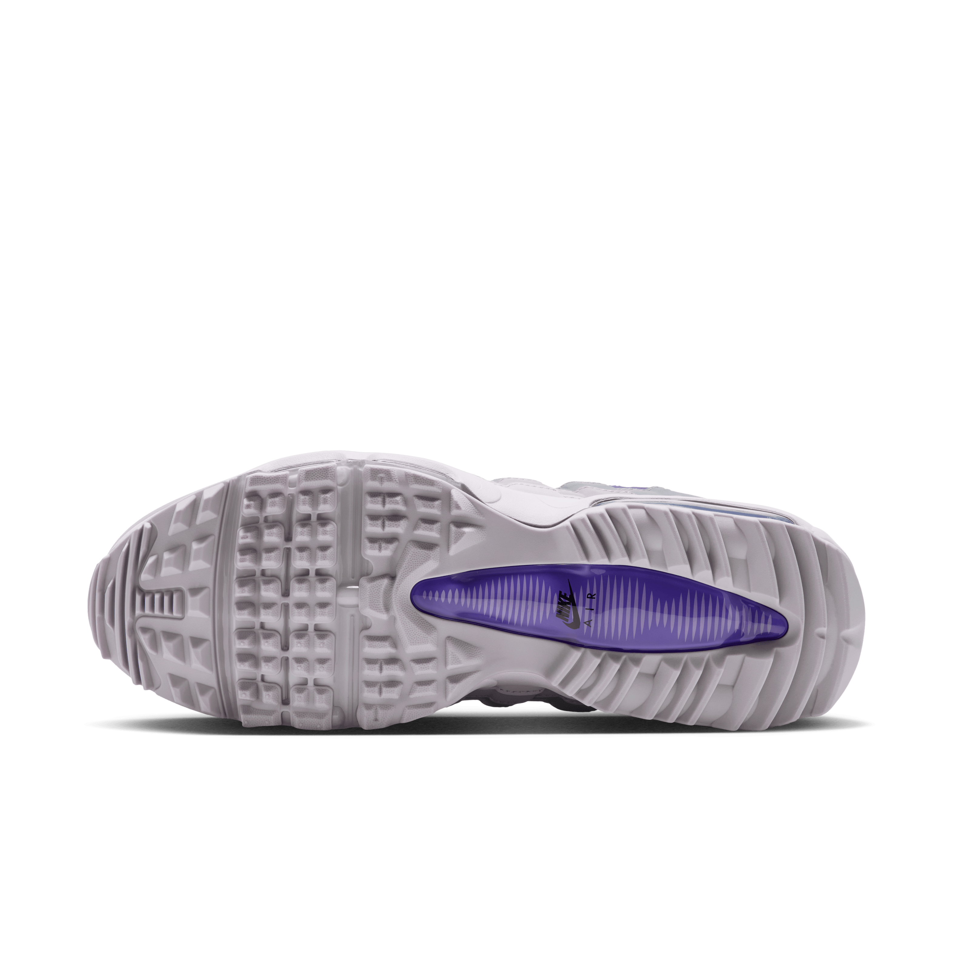 Nike Air Max 95 Golf Vast Grey Silver Lilac Angle 1