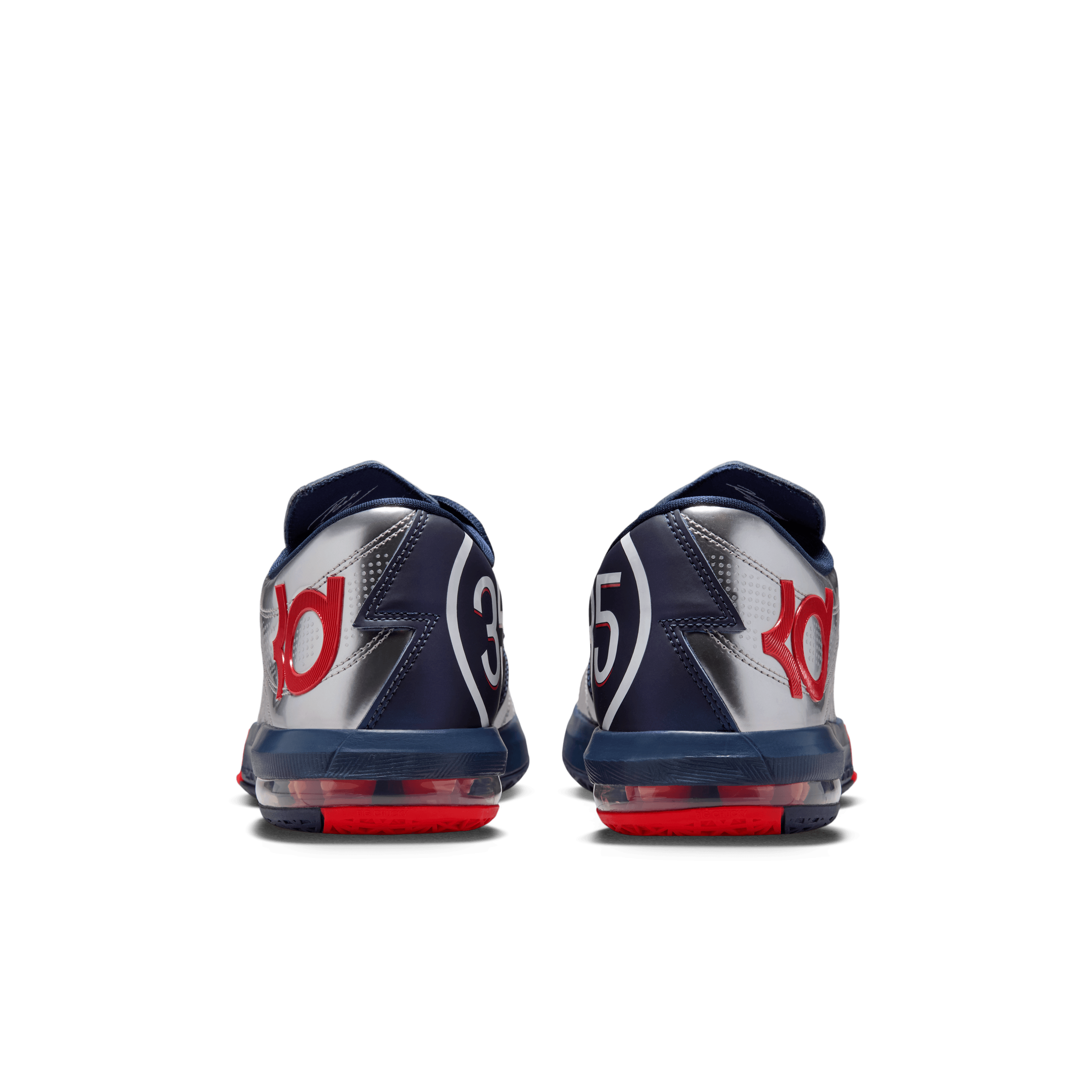 Nike KD 6 PSG Metallic Silver Angle 4