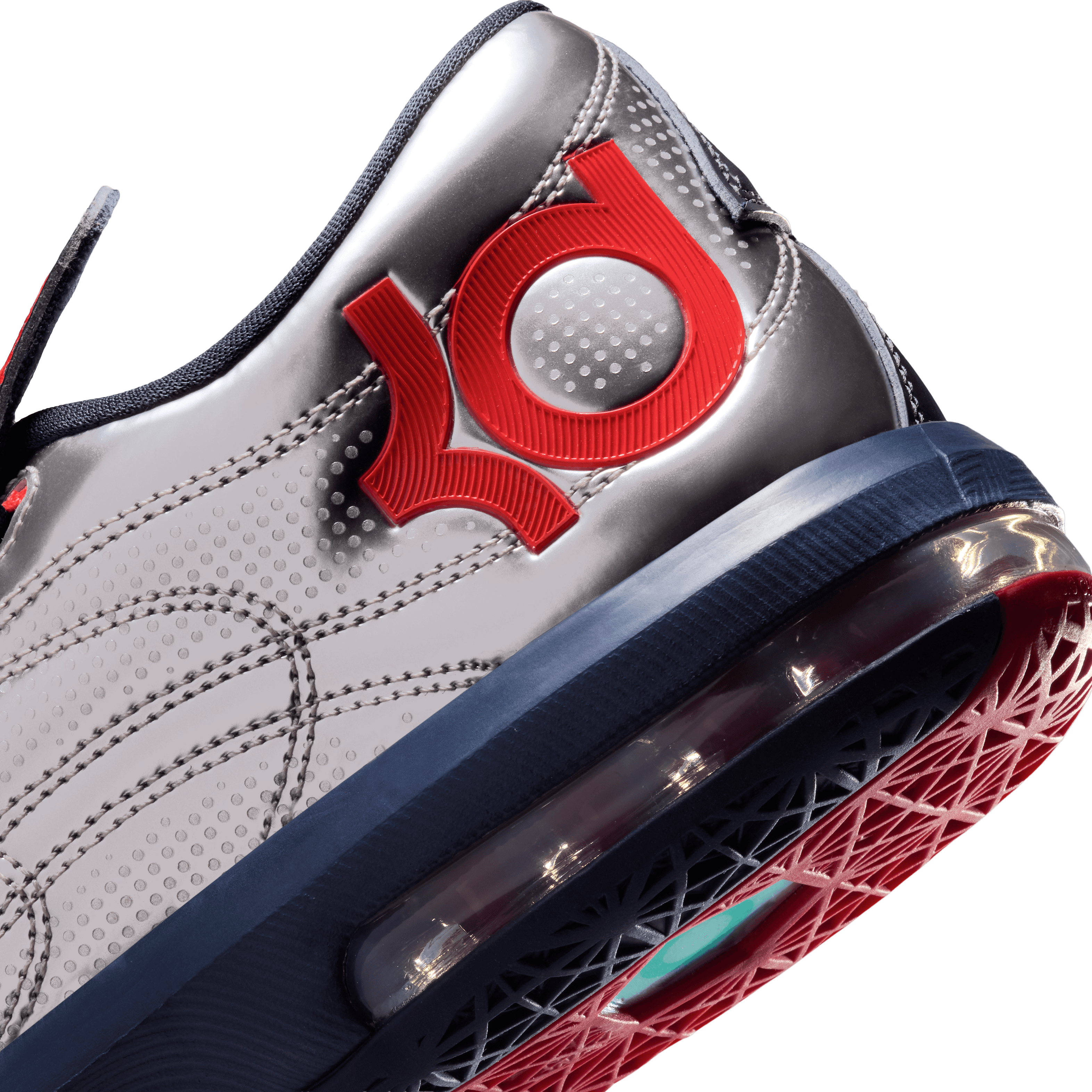 Nike KD 6 PSG Metallic Silver Angle 6