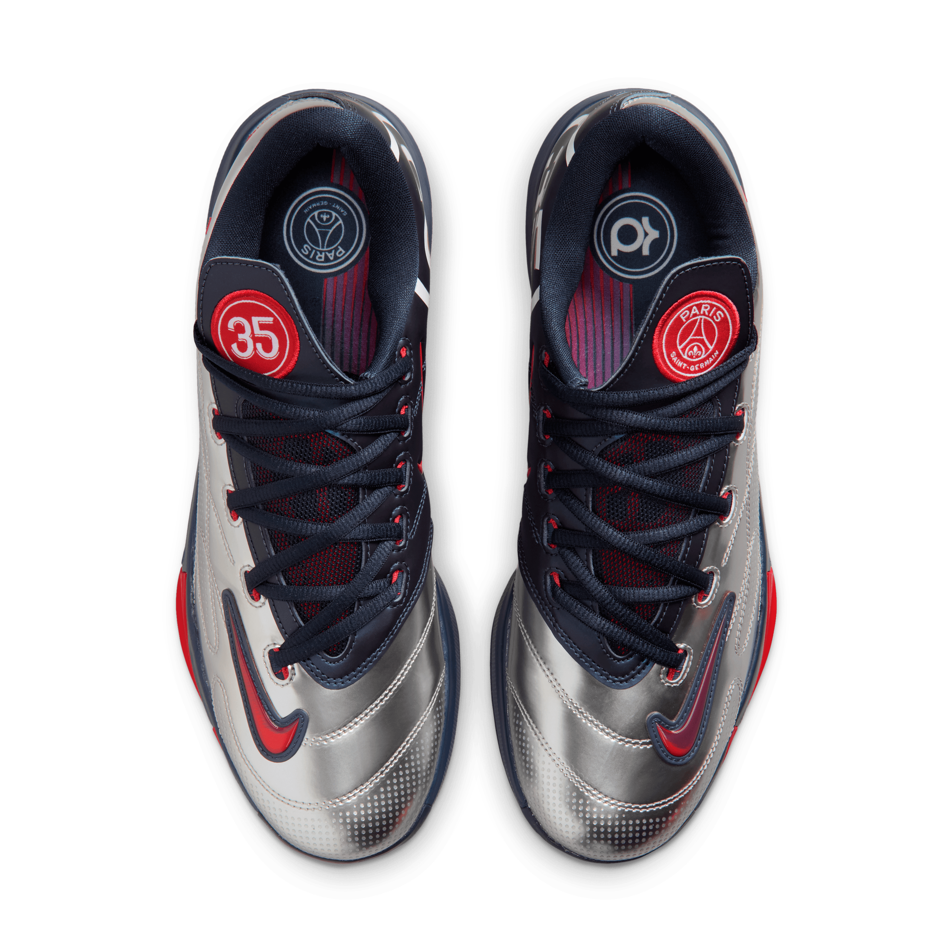 Nike KD 6 PSG Metallic Silver Angle 3