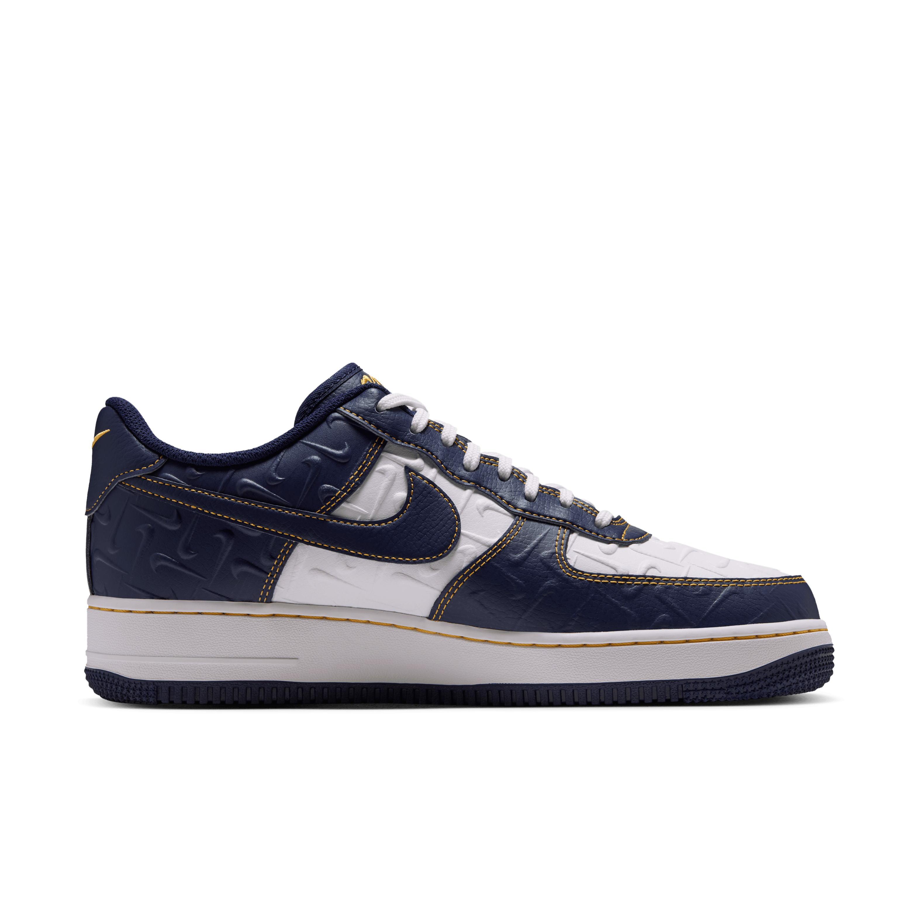 Nike Air Force 1 Low Mini Swoosh Midnight Navy Angle 2