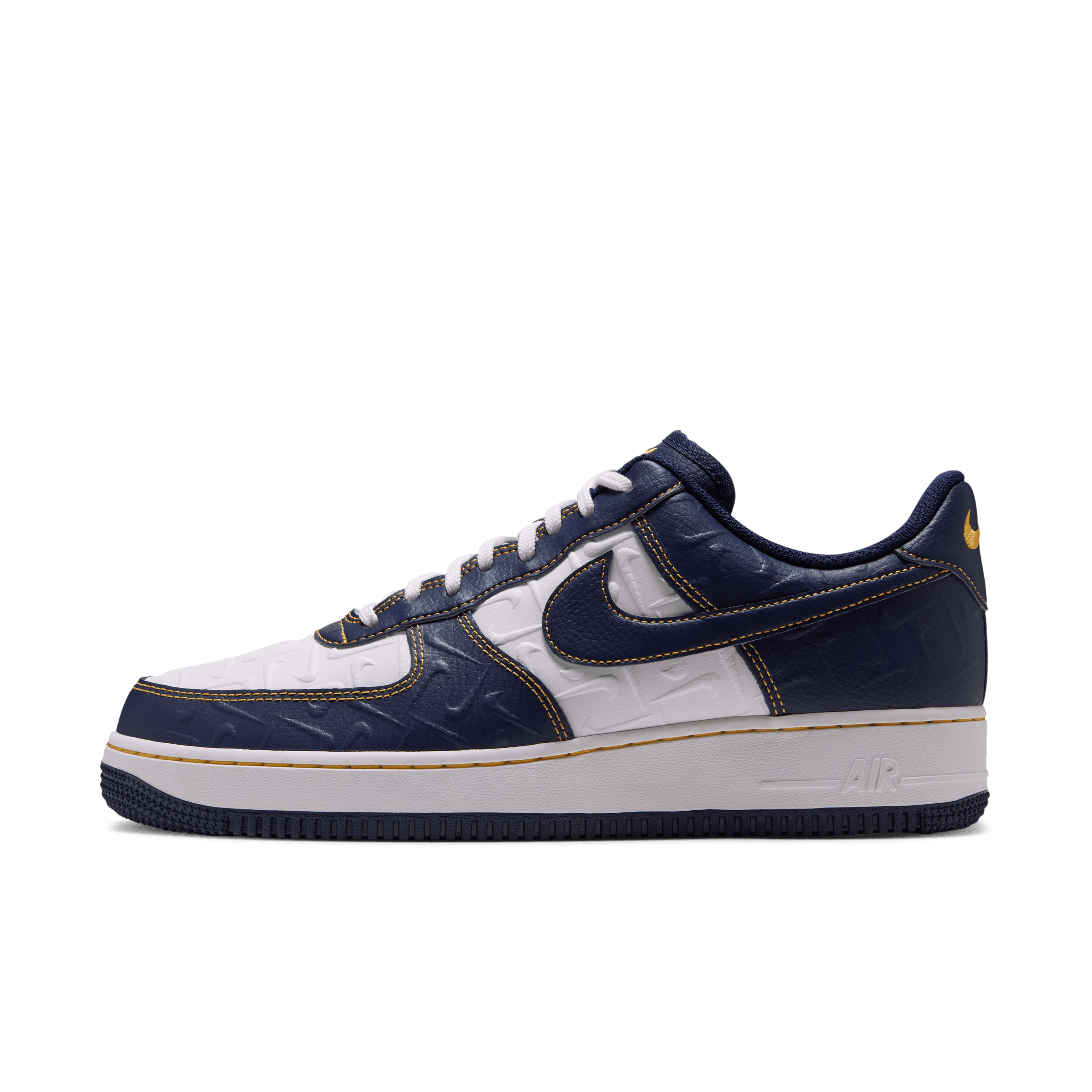 Nike Air Force 1 Low Mini Swoosh Midnight Navy Angle 0