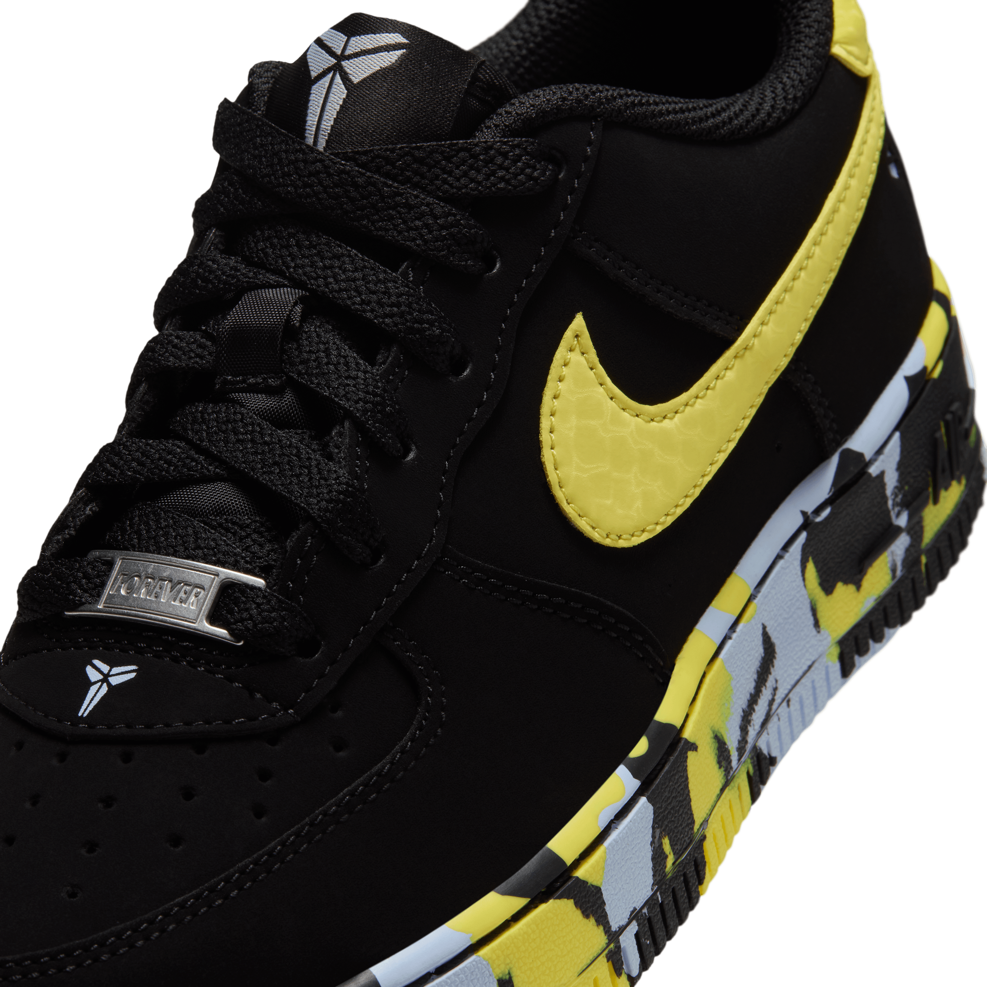 Nike Kobe Air Force 1 Low 5 Rings (GS) Angle 6