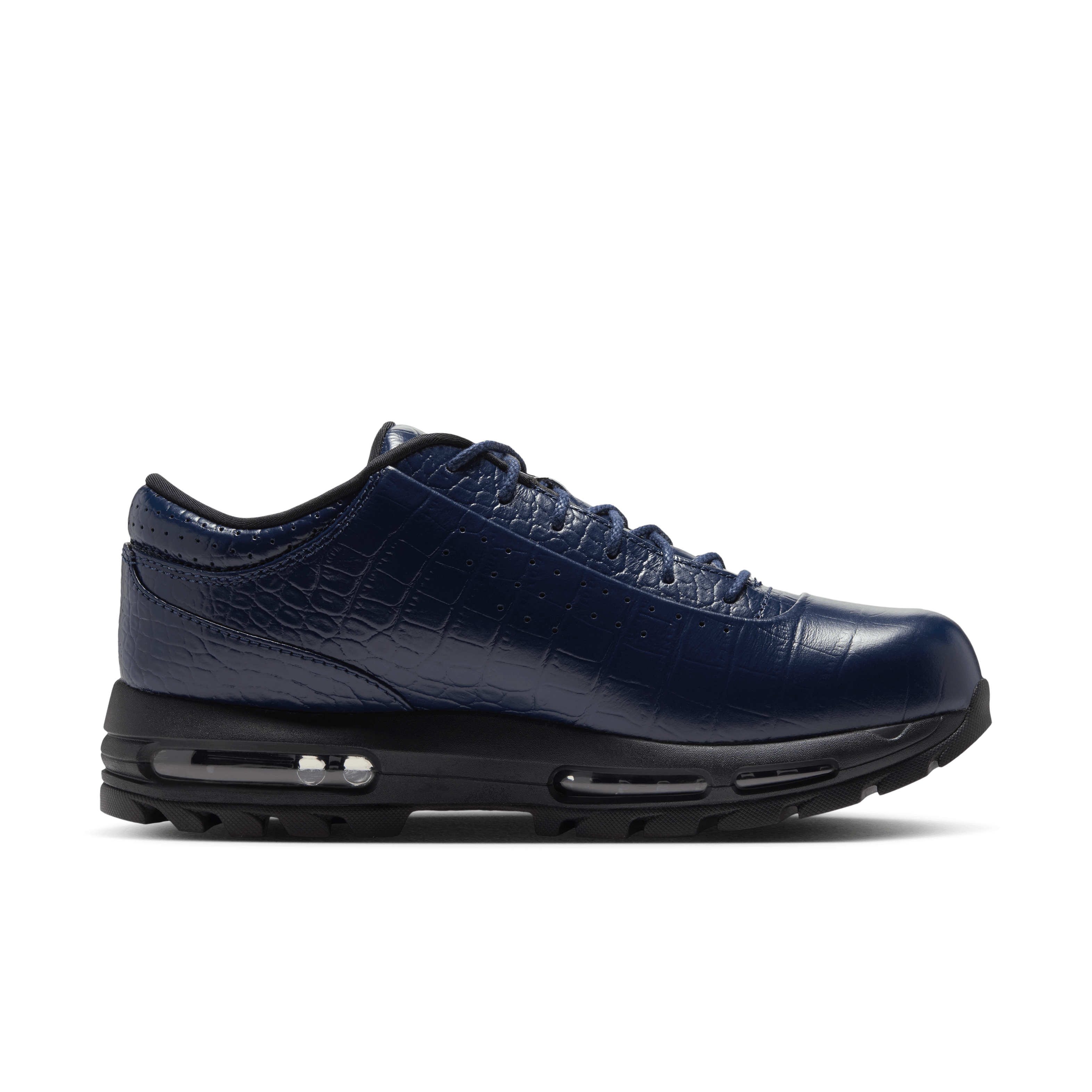 Nike Air Max Goadome Low Croc Midnight Navy Angle 2