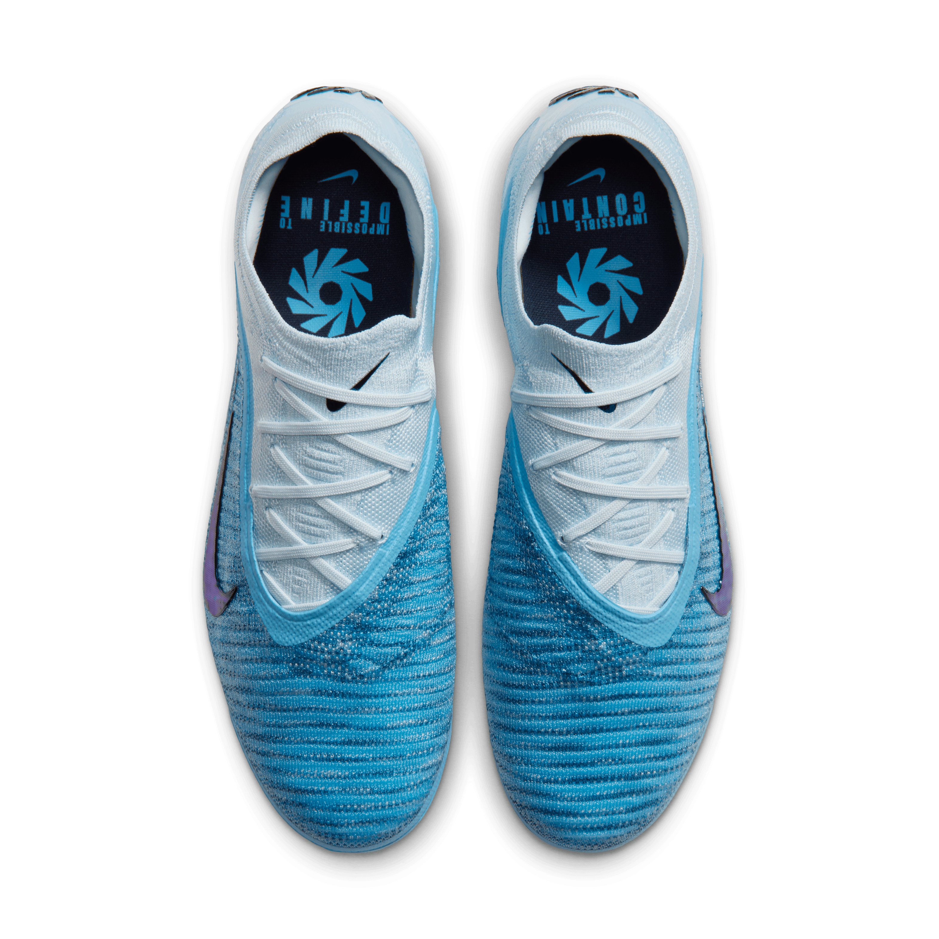 Nike Phantom 6 Low Elite Erling Haaland Baltic Blue Angle 3