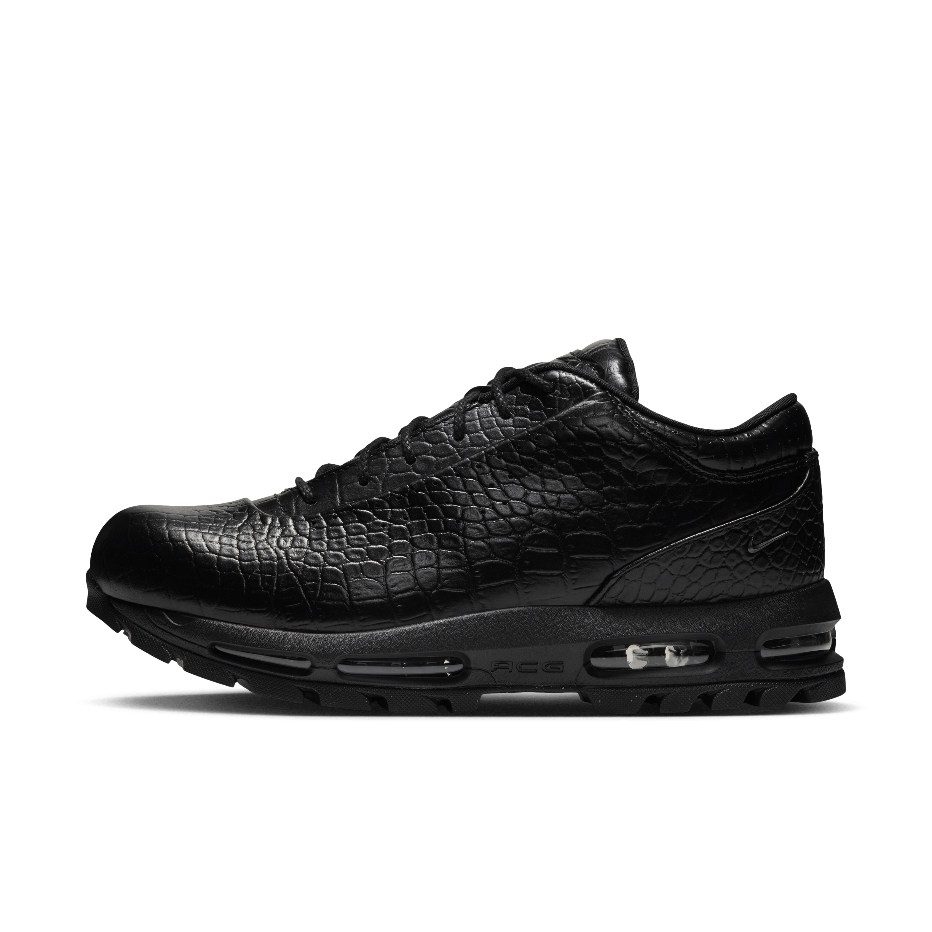 Nike Air Max Goadome Low Croc Black Angle 0