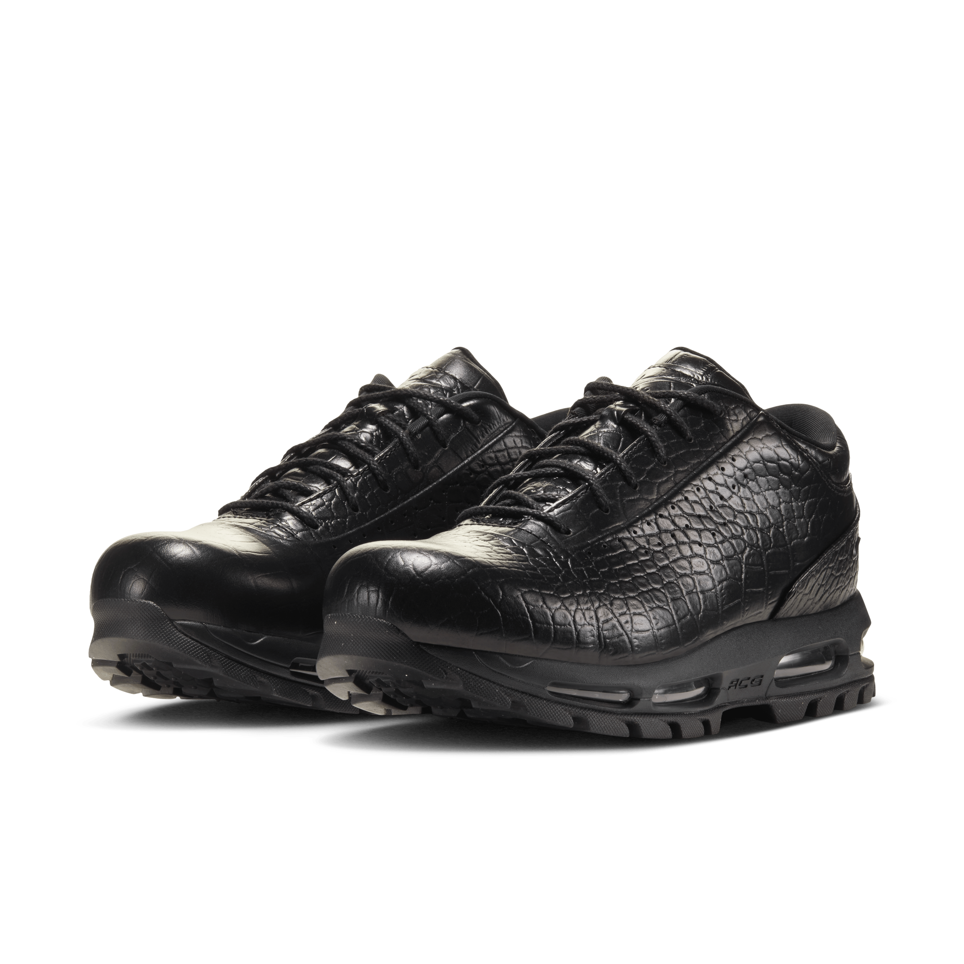 Nike Air Max Goadome Low Croc Black Angle 4