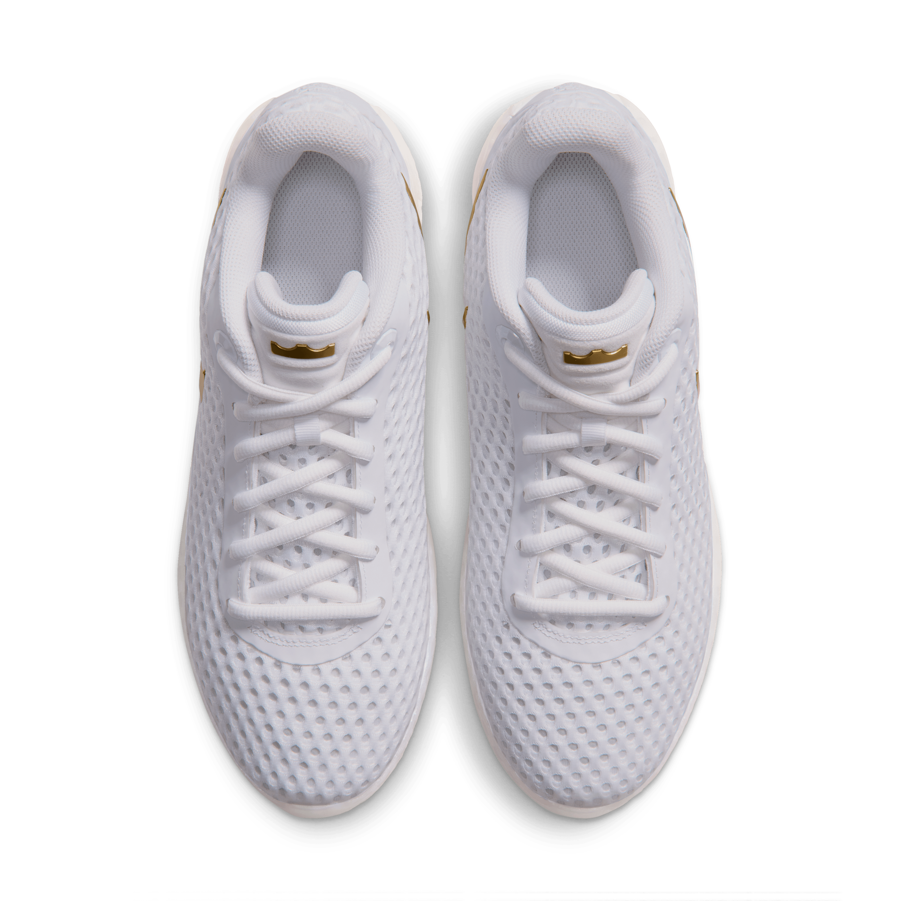 Nike LeBron Witness 10 White Gold Angle 3