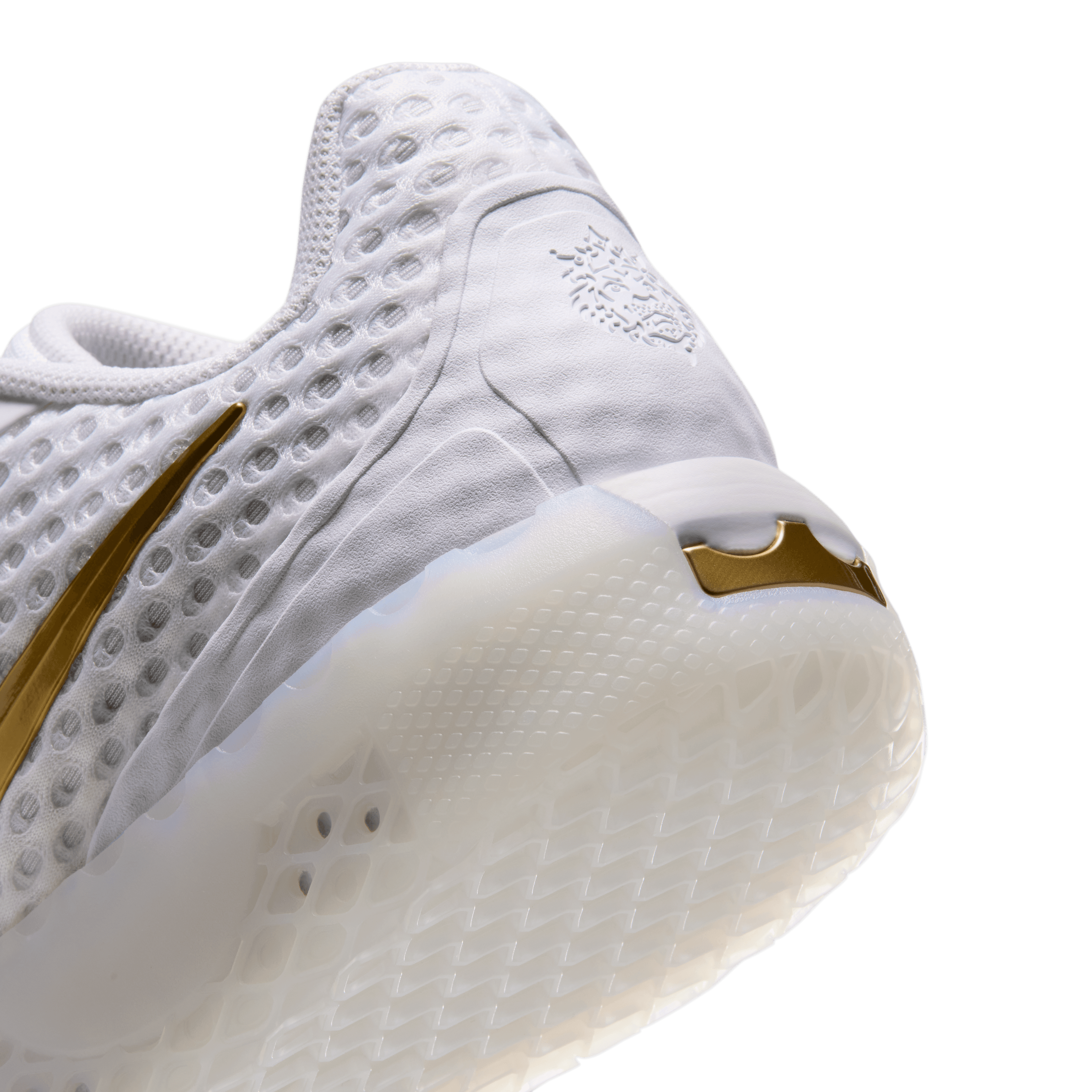 Nike LeBron Witness 10 White Gold Angle 7