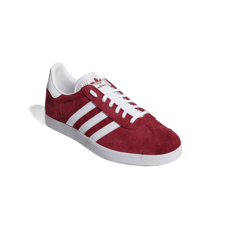 adidas Gazelle Collegiate Burgundy White Angle 2