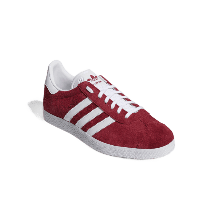 adidas Gazelle Collegiate Burgundy White Angle 2