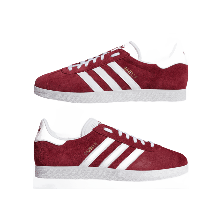 adidas Gazelle Collegiate Burgundy White Angle 5