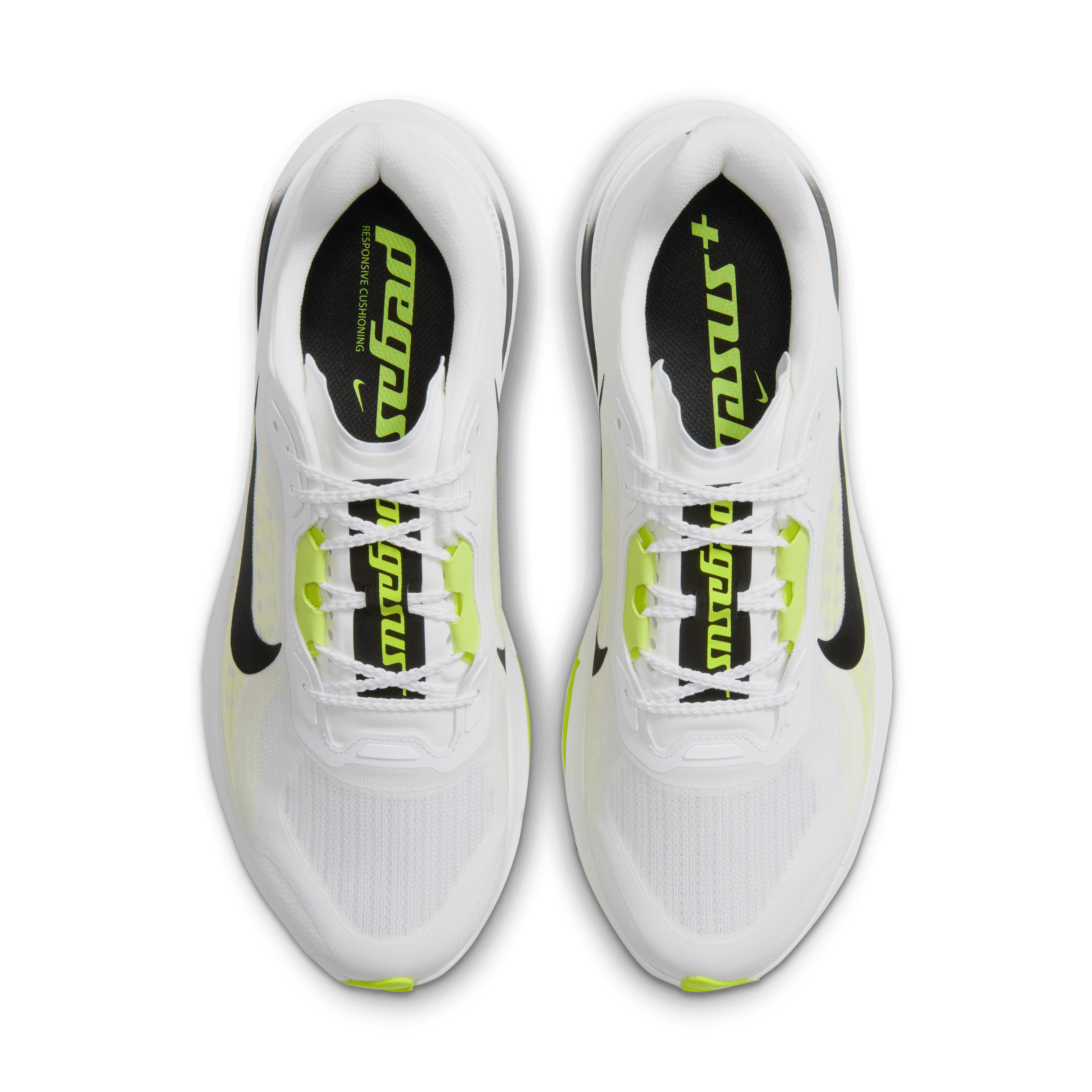 Nike Pegasus Plus 2 White Lemon Venom Angle 3