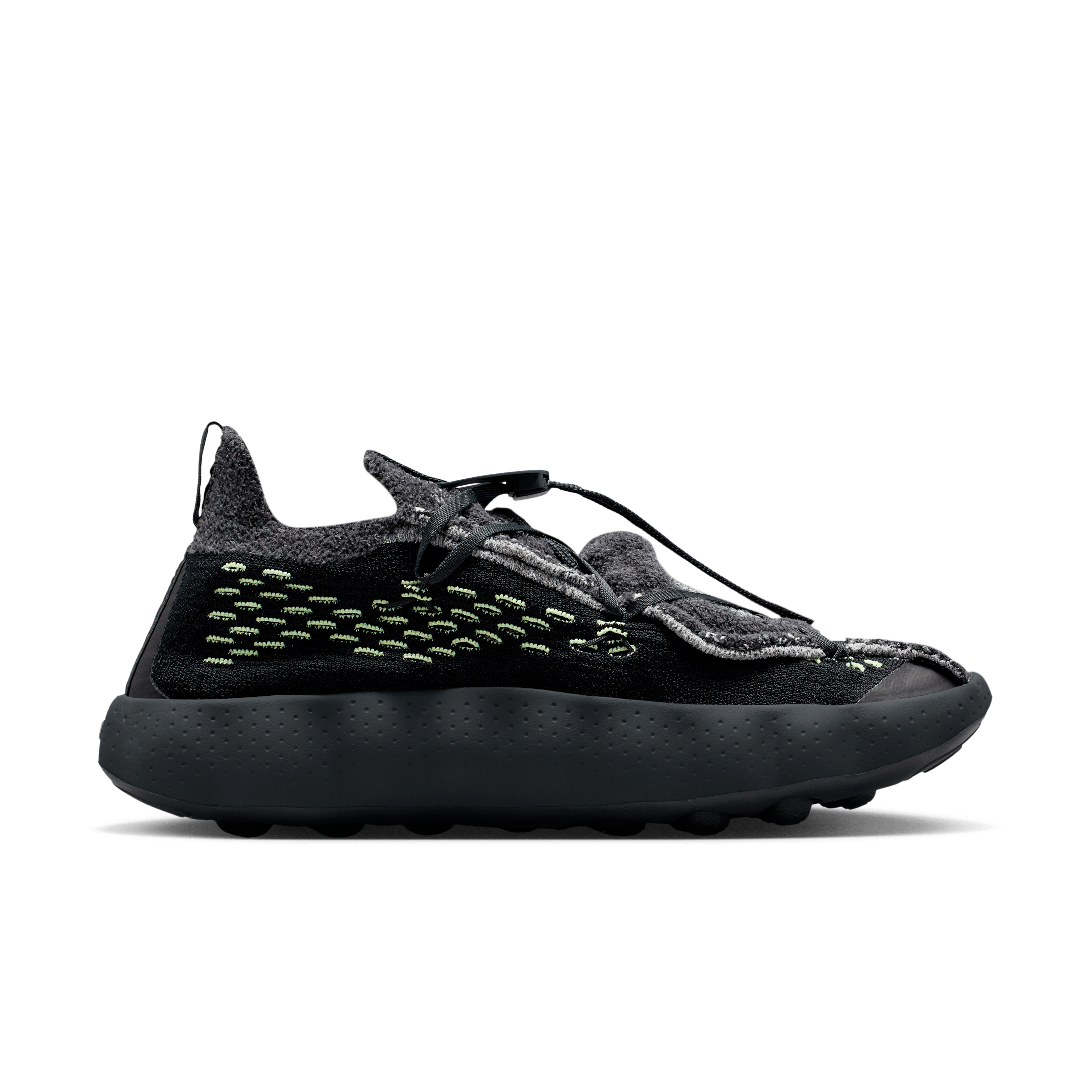 Nike Mind 002 Flyknit Black Dark Smoke Grey Angle 2