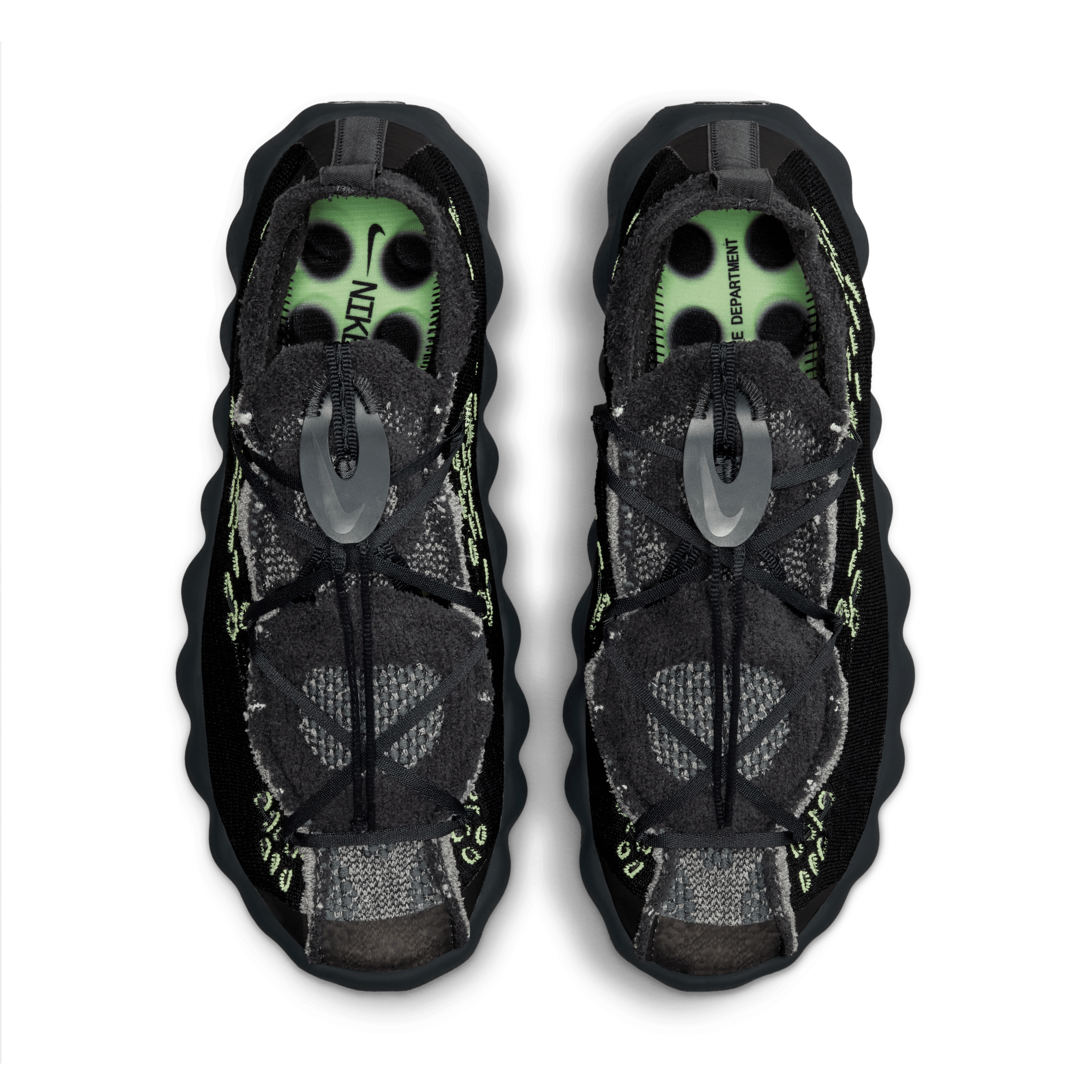 Nike Mind 002 Flyknit Black Dark Smoke Grey Angle 3