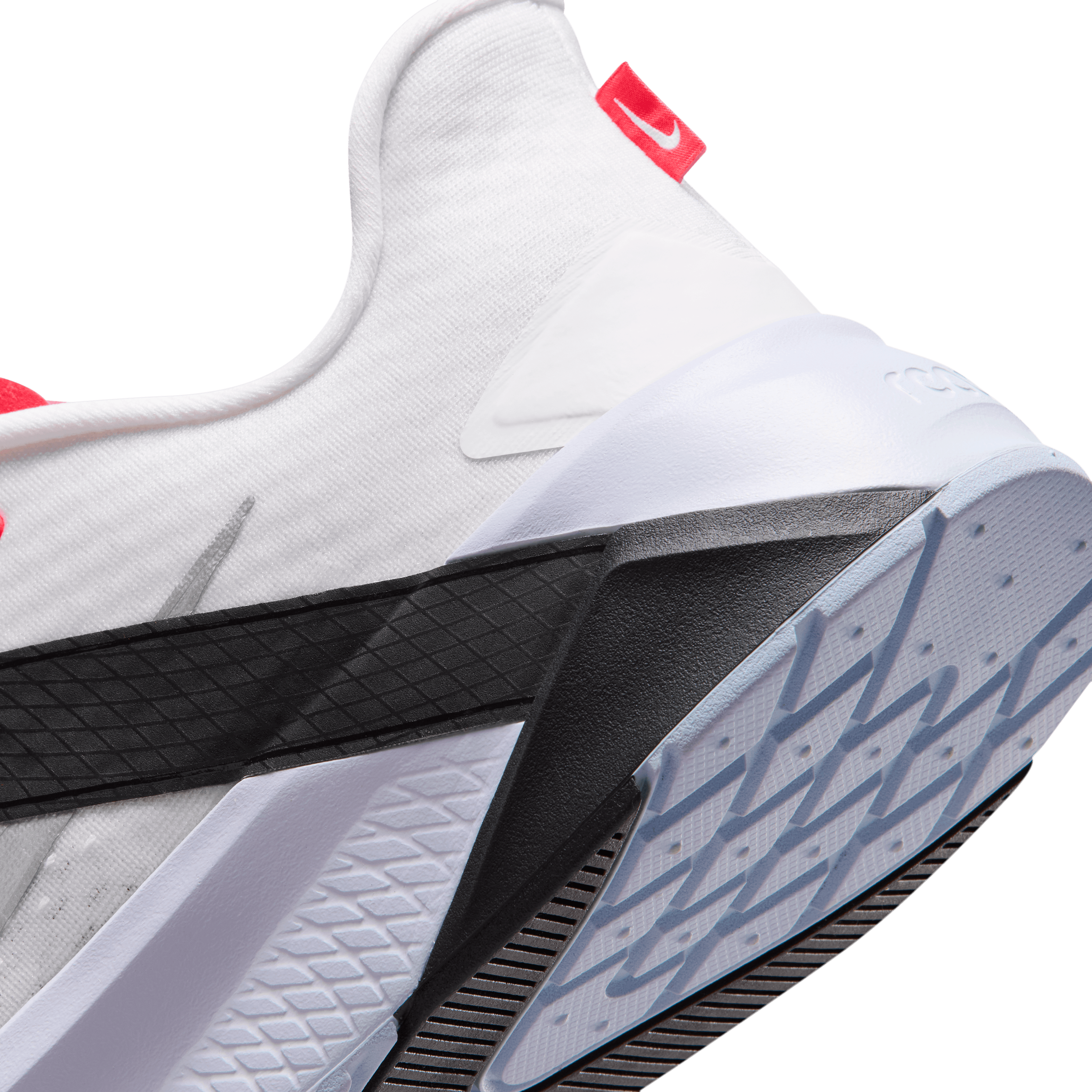 Nike Hybrid RN White Black Laser Crimson Angle 7