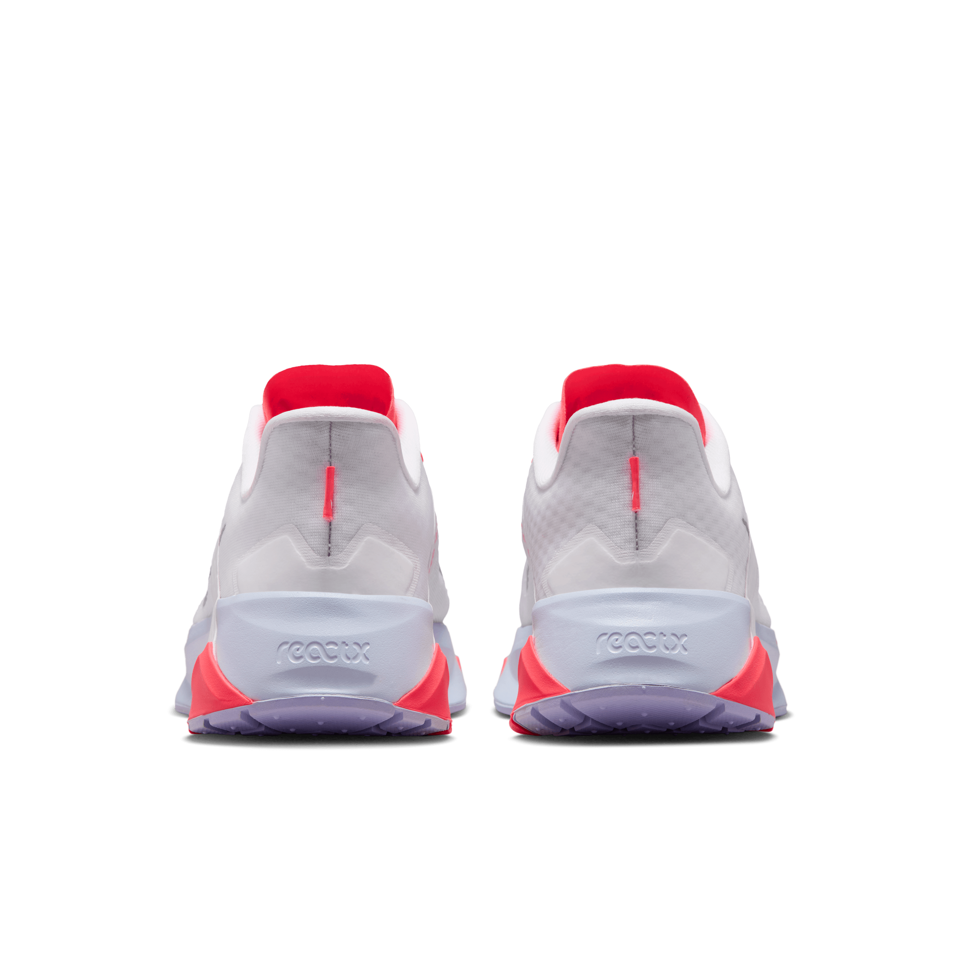 Nike Hybrid RN White Laser Crimson Silver (W) Angle 5