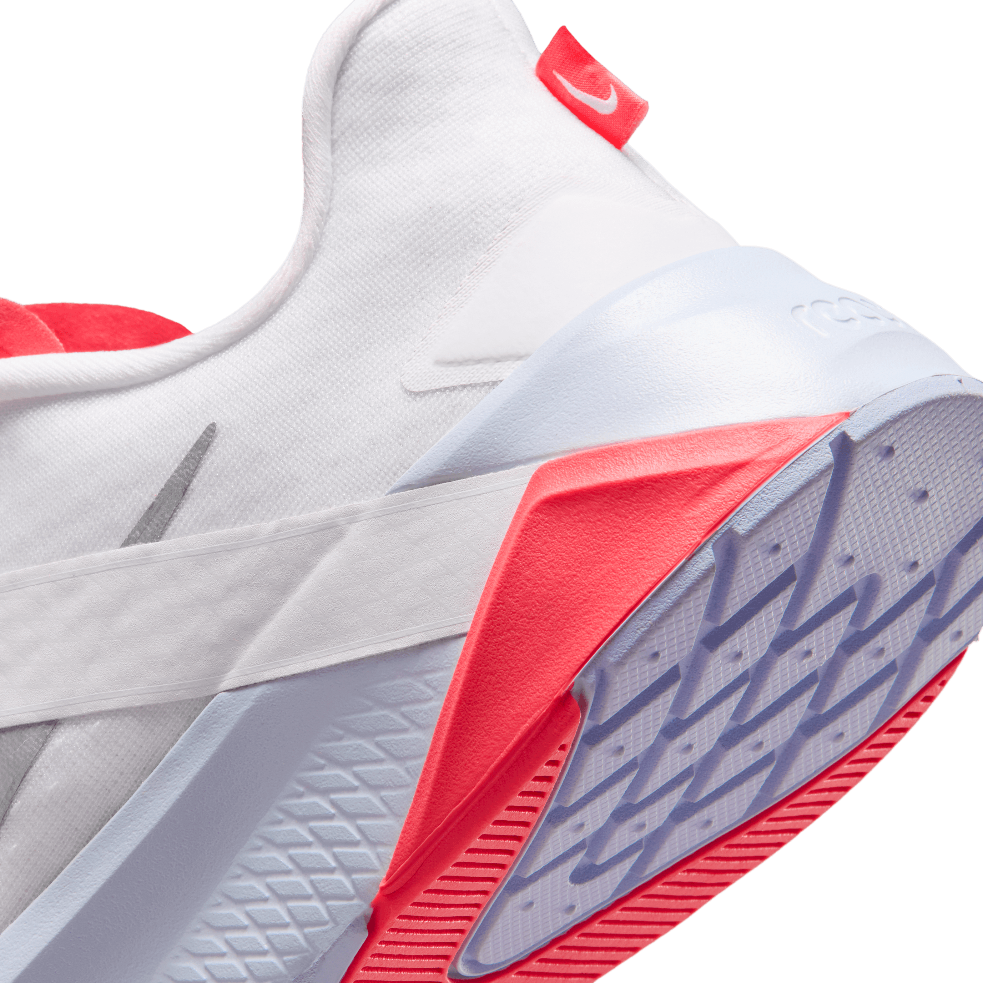 Nike Hybrid RN White Laser Crimson Silver (W) Angle 7